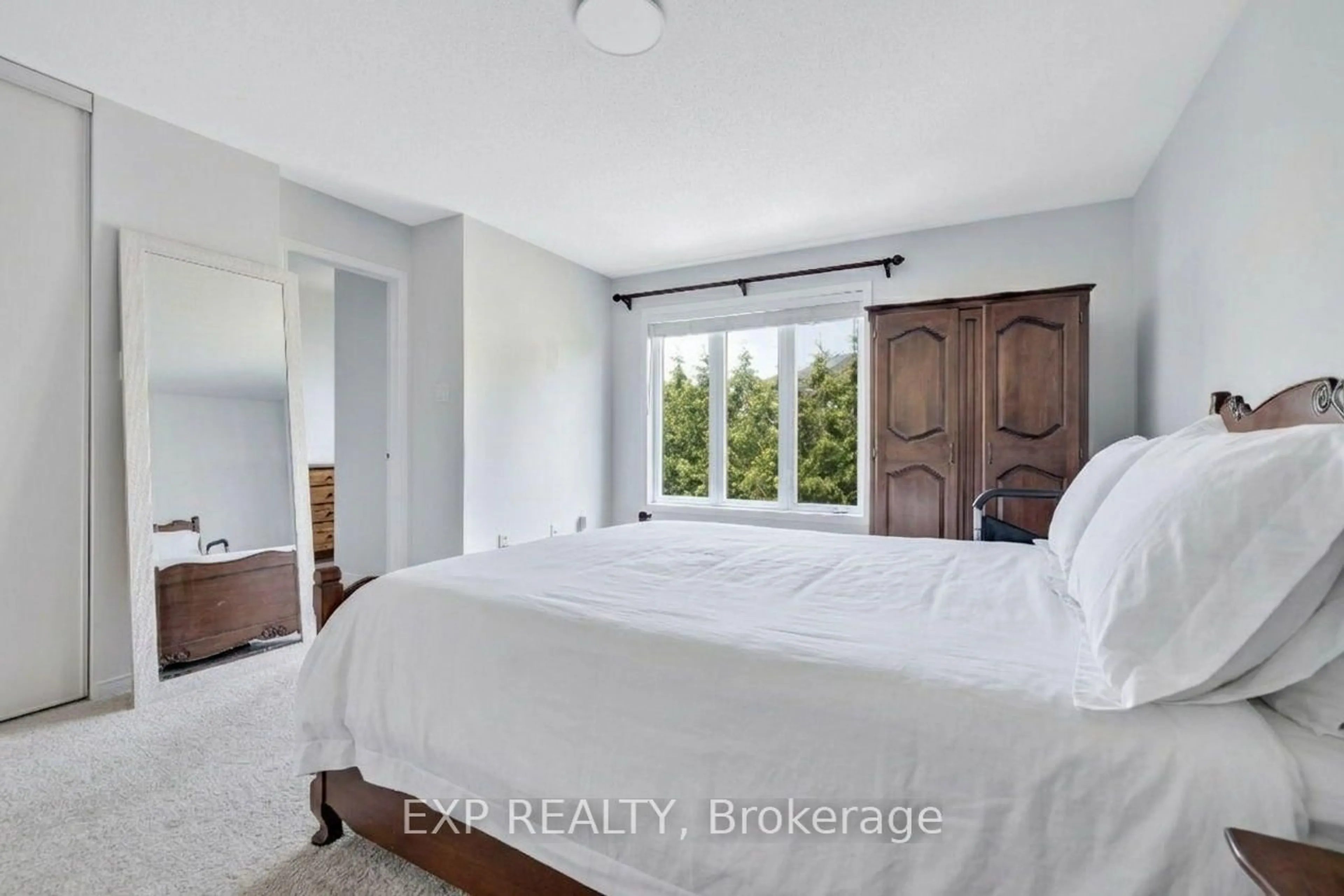 Bedroom with bed, ceramic/tile floor for 114 Ashmore Dr, Barrhaven Ontario K2G 7B3