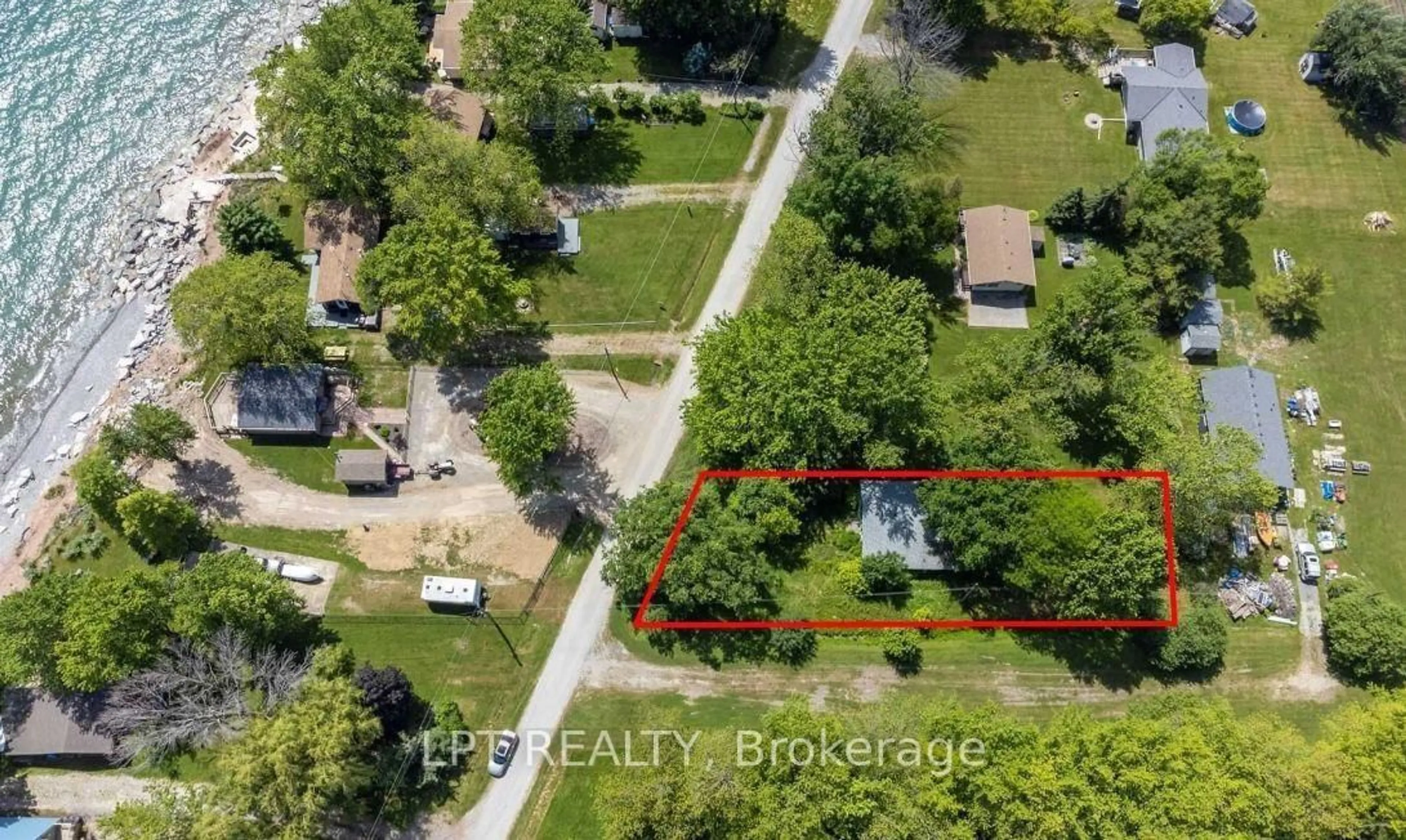 A pic from outside/outdoor area/front of a property/back of a property/a pic from drone, street for 28 Derner Line, Haldimand Ontario N0A 1K0