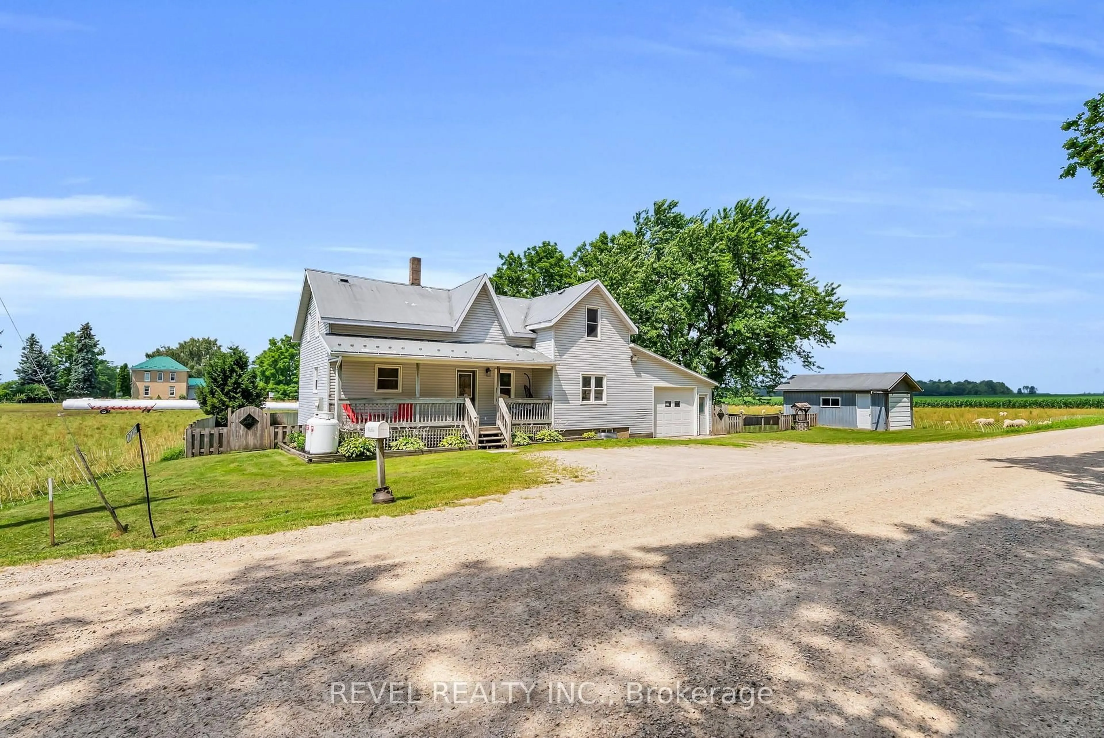 A pic from outside/outdoor area/front of a property/back of a property/a pic from drone, building for 71214 10 Sdrd, West Grey Ontario N0G 1C0