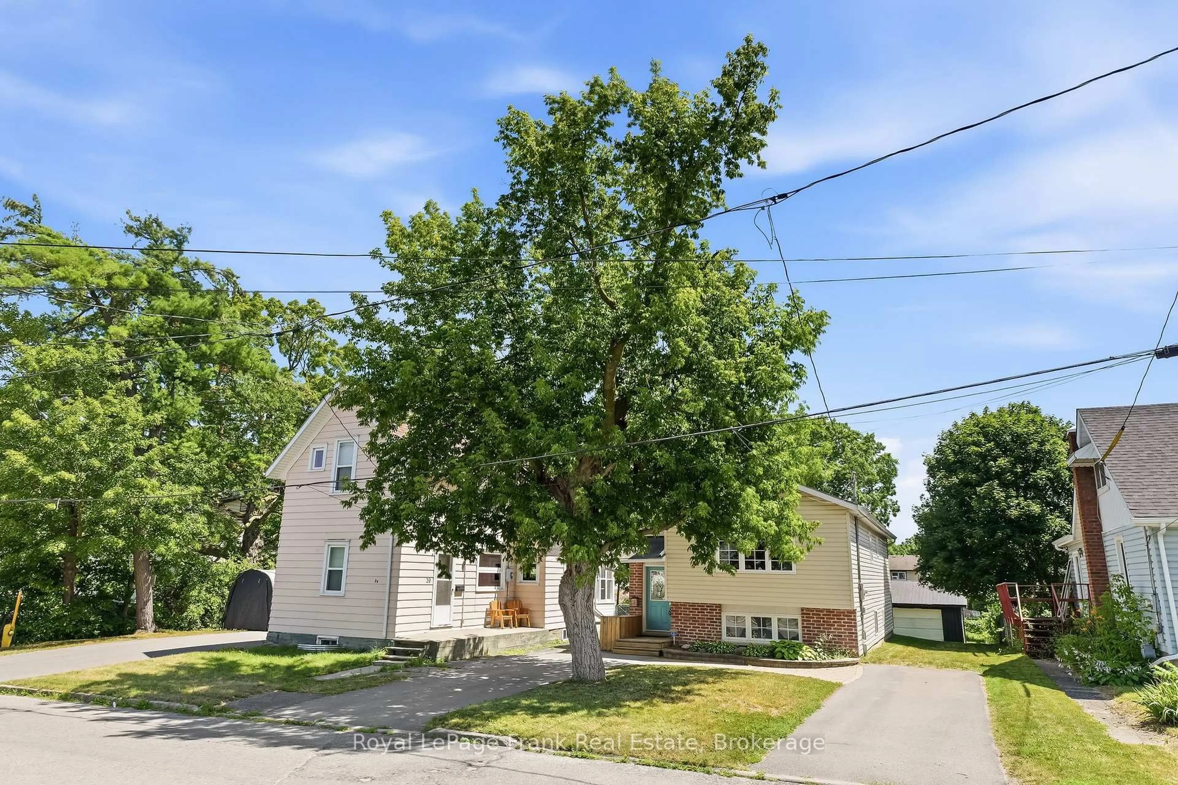 A pic from outside/outdoor area/front of a property/back of a property/a pic from drone, street for 25 Barbara St, Quinte West Ontario K8V 1Z6