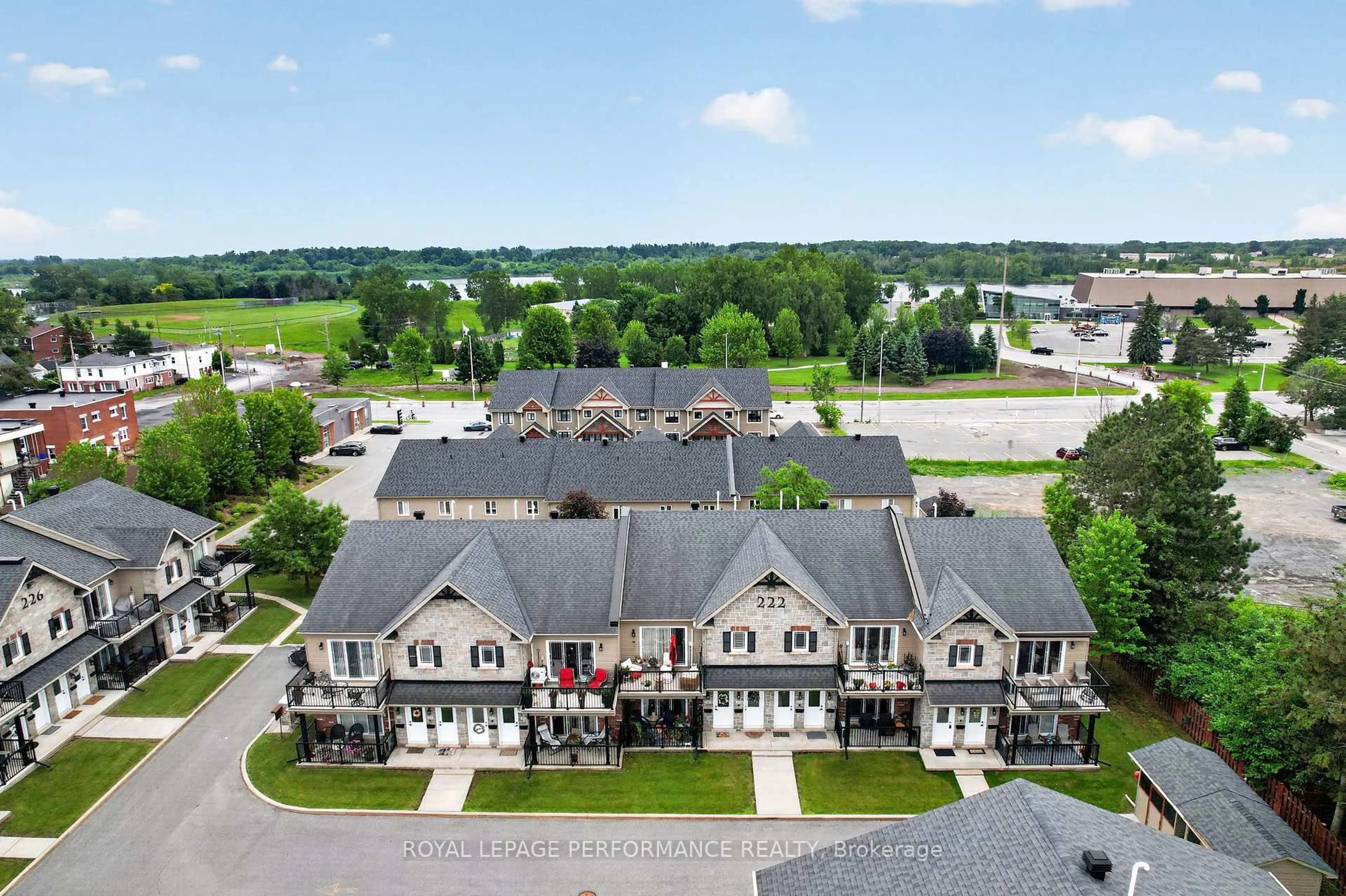 A pic from outside/outdoor area/front of a property/back of a property/a pic from drone, unknown for 222 First St #204, Cornwall Ontario K6H 0G2