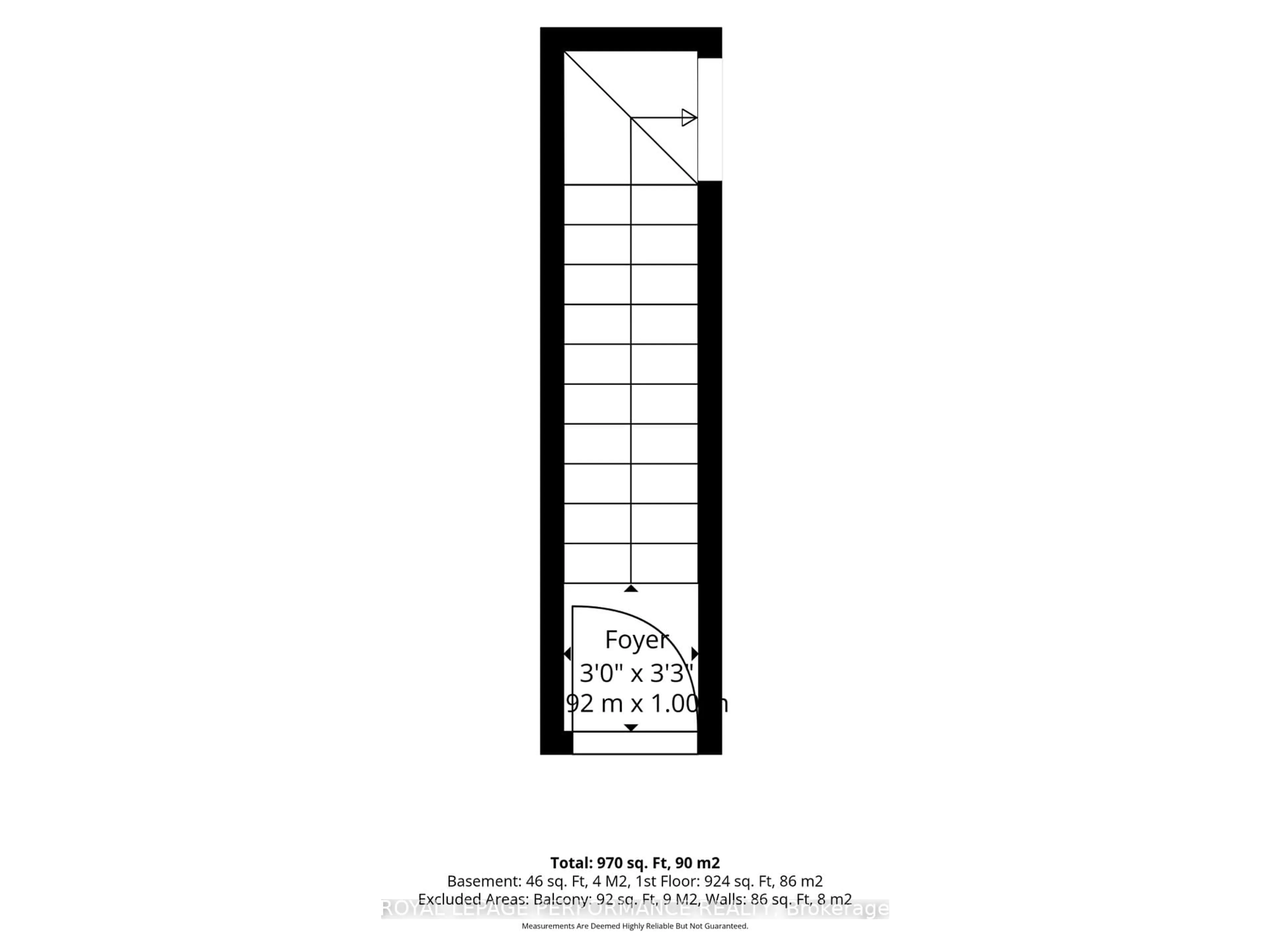 Floor plan for 222 First St #204, Cornwall Ontario K6H 0G2