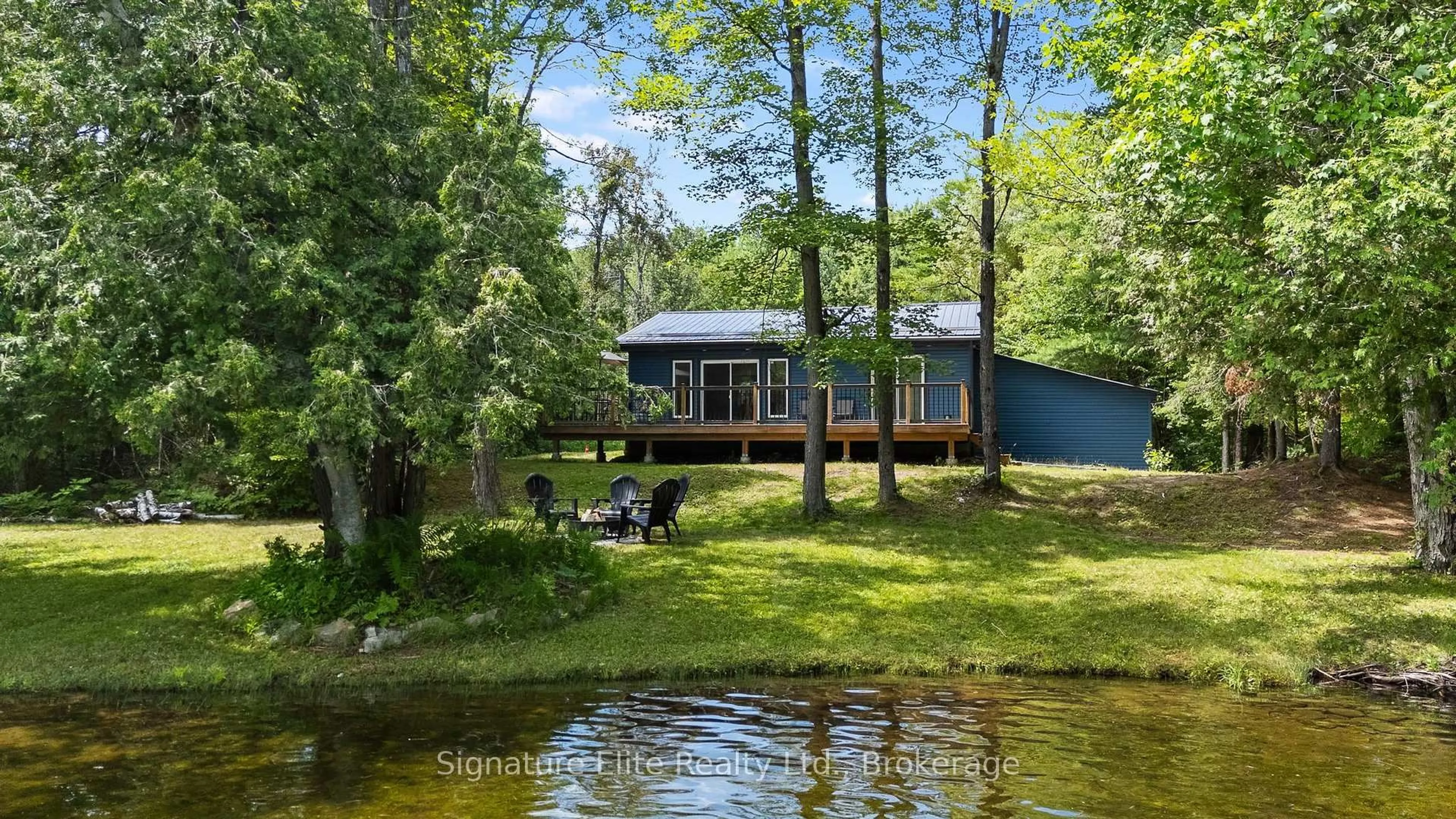 A pic from outside/outdoor area/front of a property/back of a property/a pic from drone, water/lake/river/ocean view for 86 Boyce Tr, Kawartha Lakes Ontario K0M 2L0