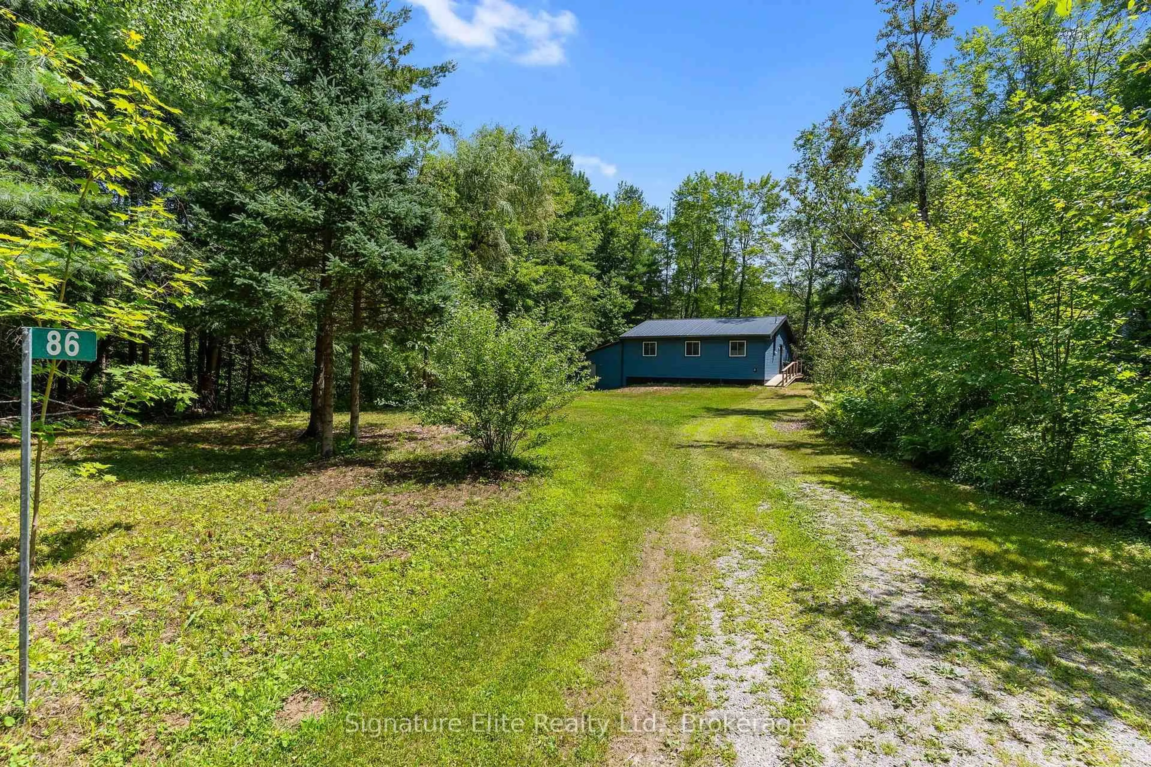 A pic from outside/outdoor area/front of a property/back of a property/a pic from drone, unknown for 86 Boyce Tr, Kawartha Lakes Ontario K0M 2L0