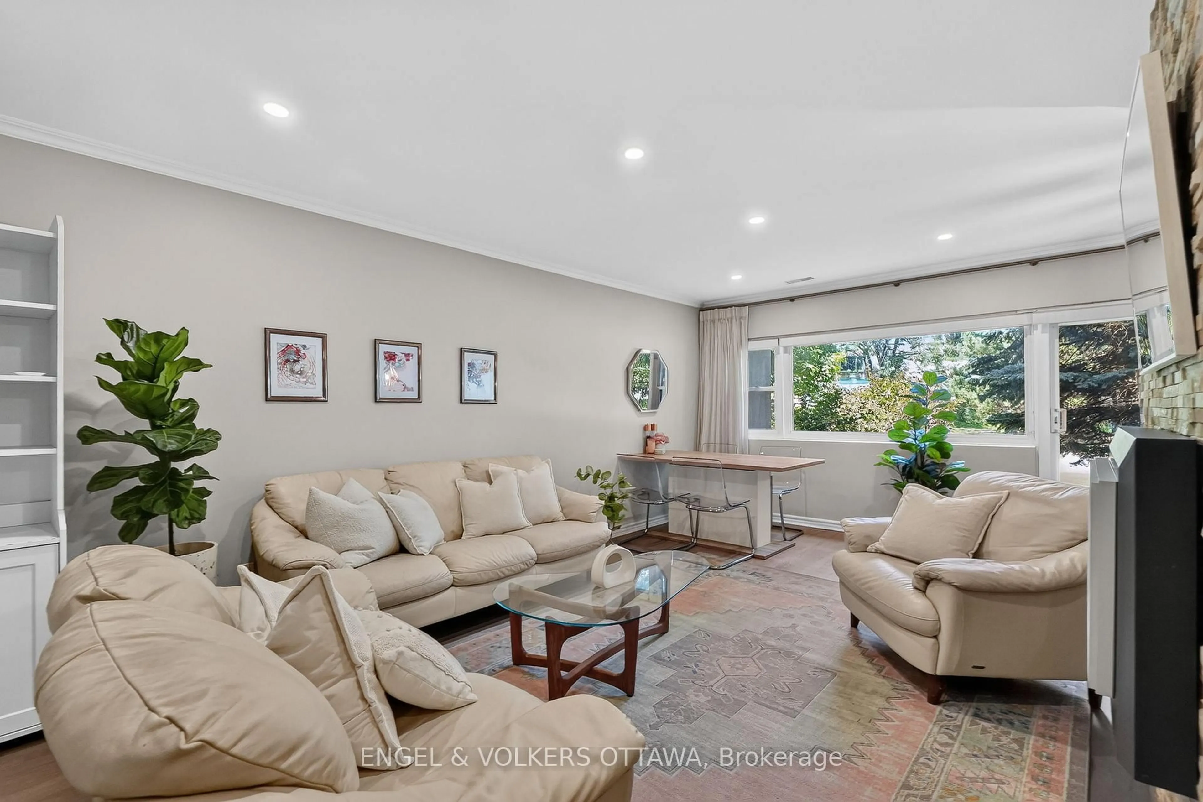 Living room with furniture, ceramic/tile floor for 12 CORKSTOWN Rd #119, Ottawa Ontario K2H 5B3