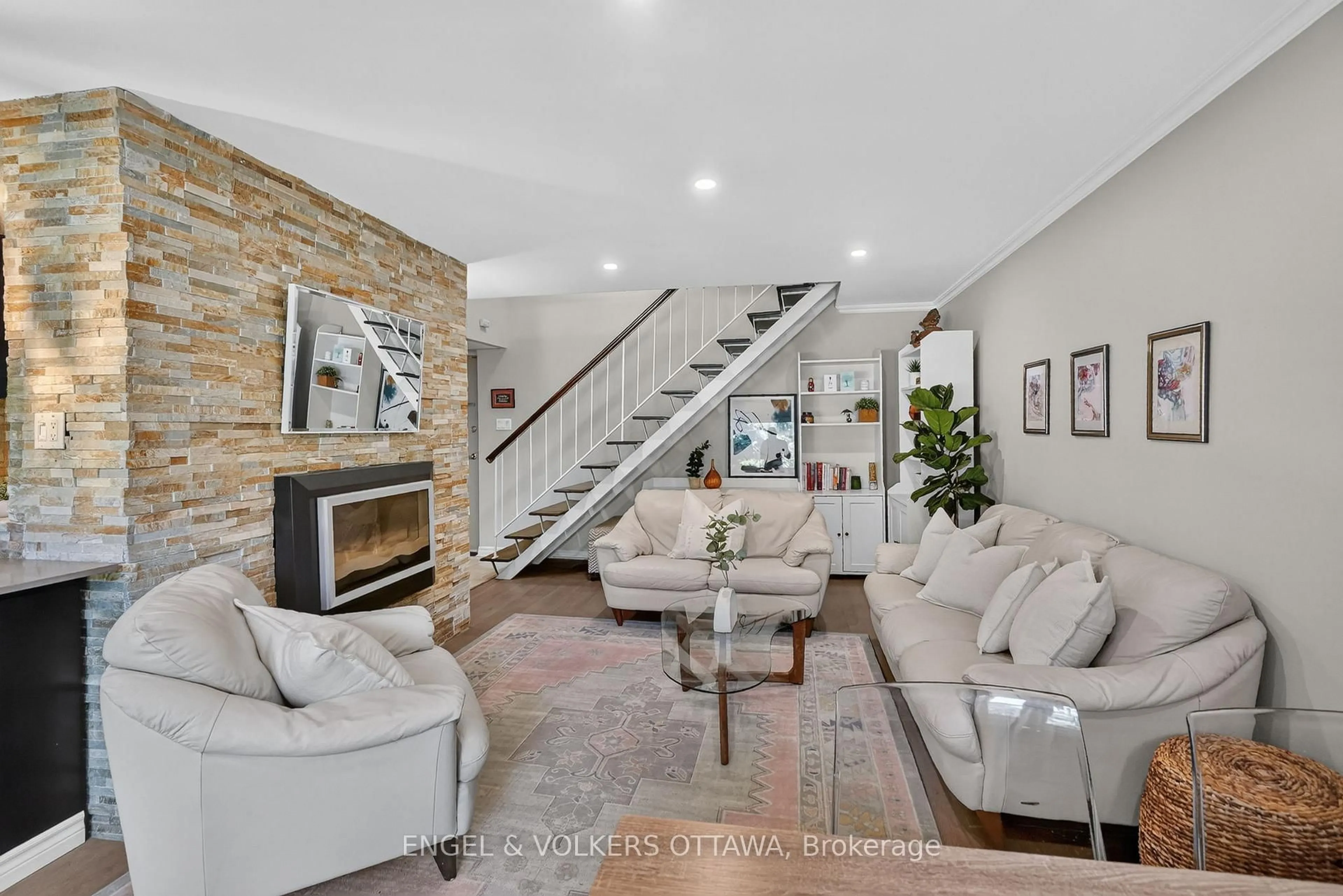 Living room with furniture, ceramic/tile floor for 12 CORKSTOWN Rd #119, Ottawa Ontario K2H 5B3