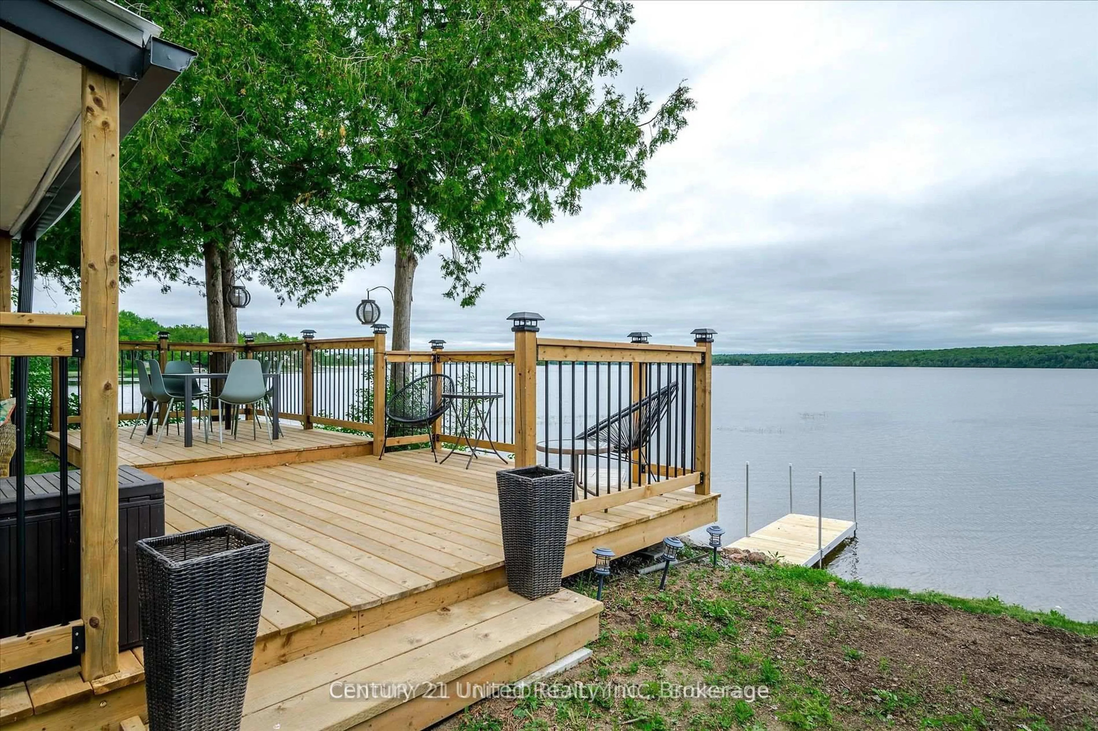 Patio, water/lake/river/ocean view for 168 Christie Lane, Madoc Ontario K0K 2K0