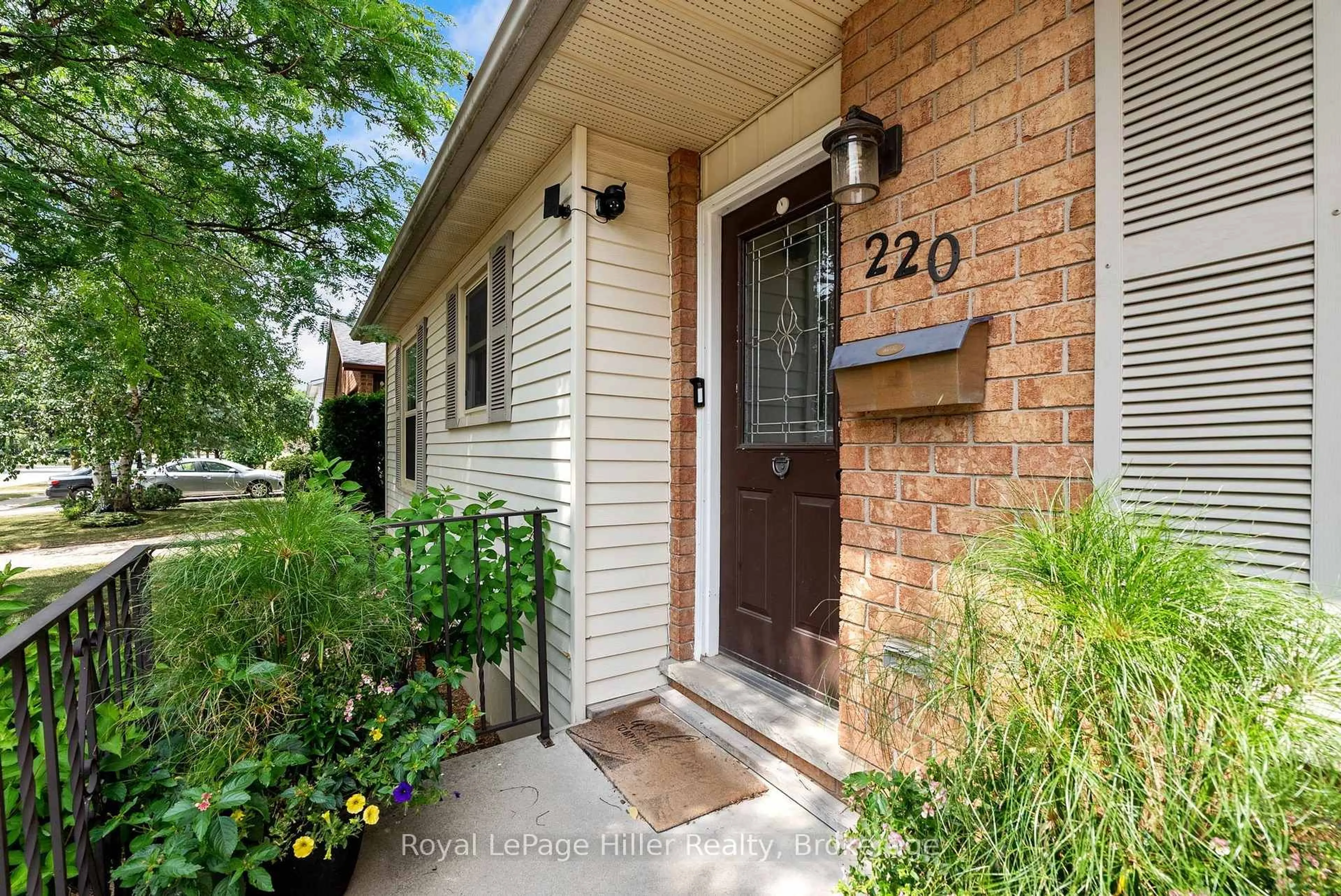 Home with brick exterior material, street for 220 Greenwood Dr, Stratford Ontario N5A 7M9