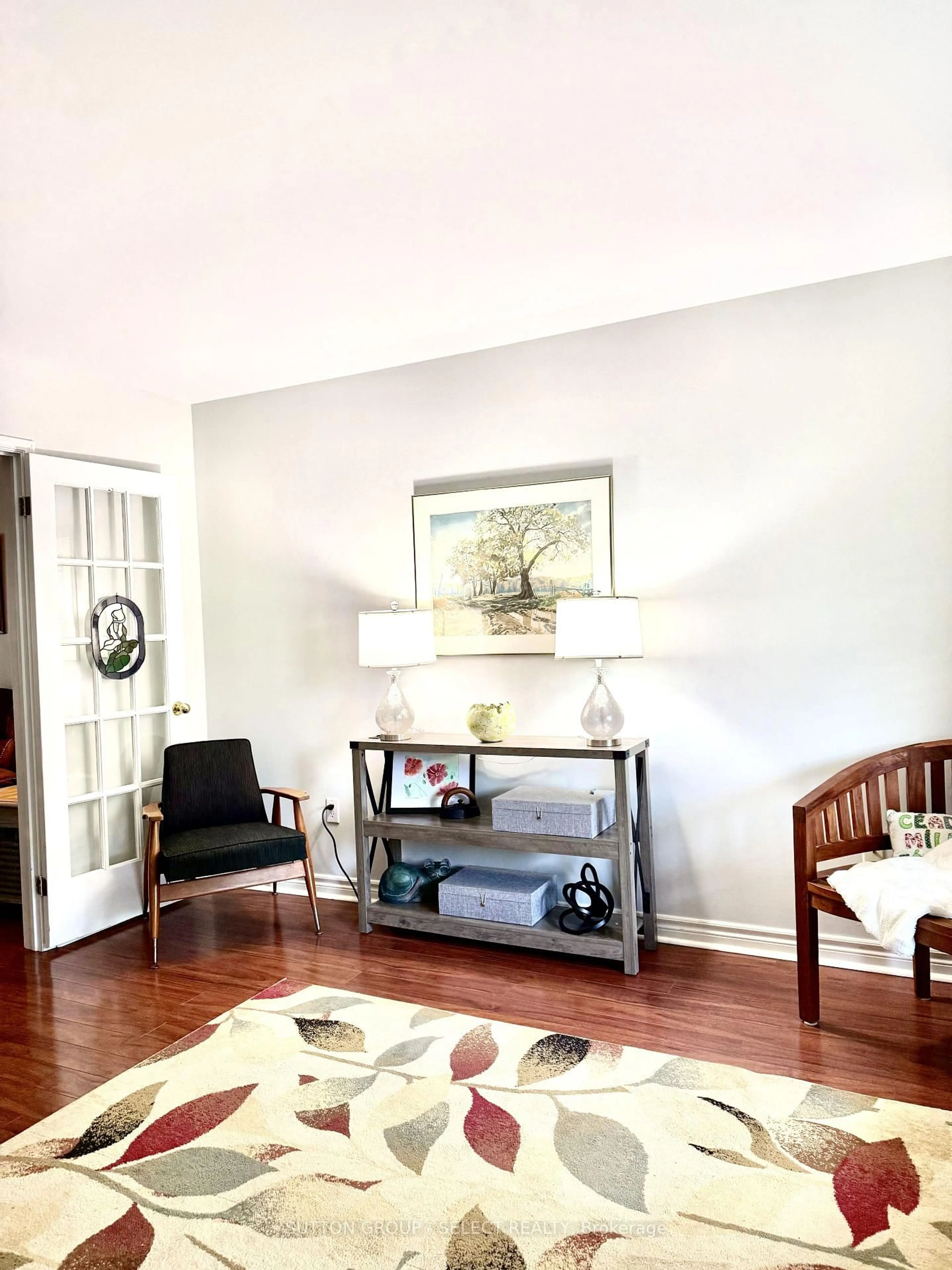 Living room with furniture, wood/laminate floor for 97 Tiner Ave, Thames Centre Ontario N0L 1G2
