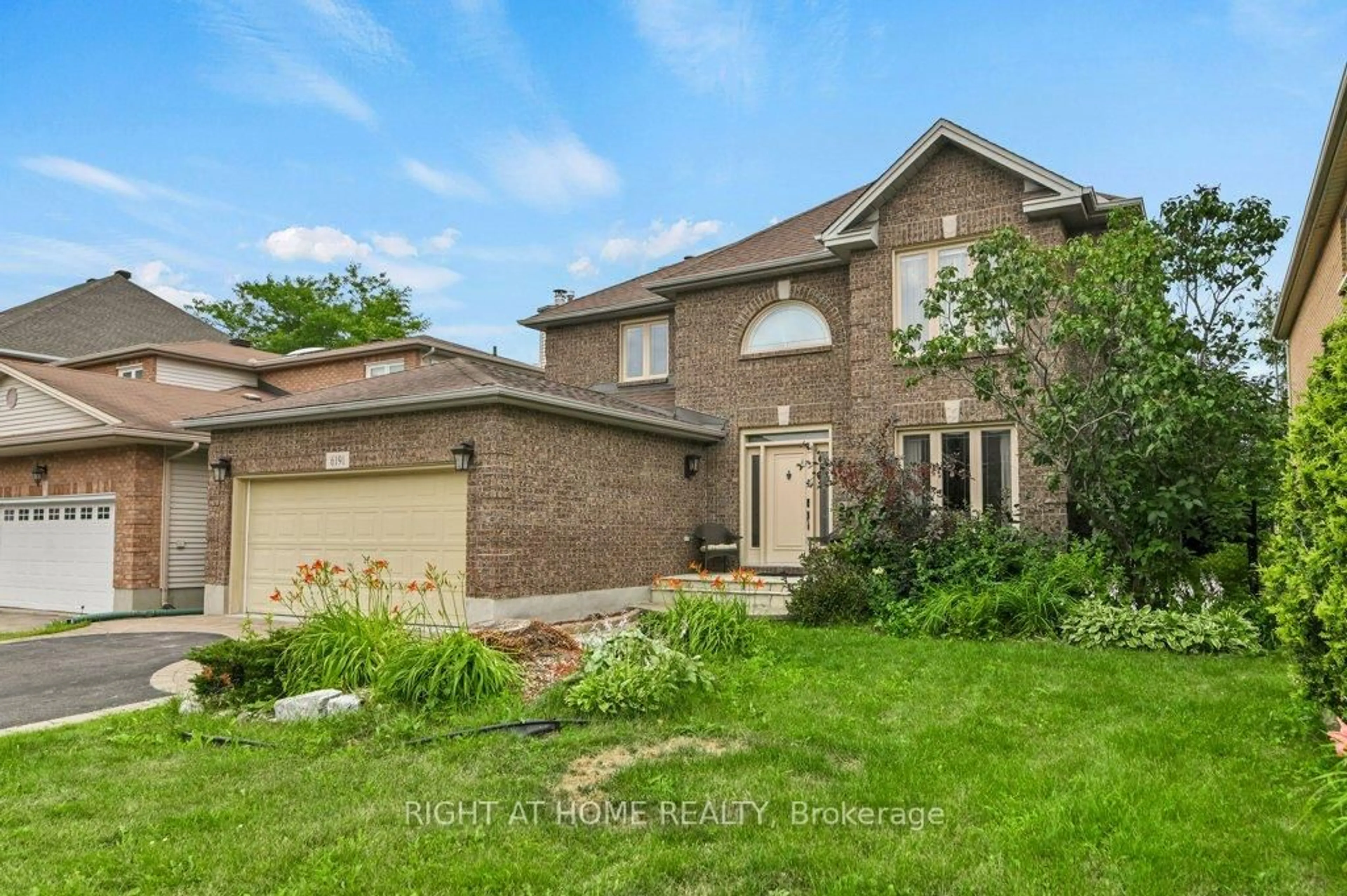 Home with brick exterior material, street for 6191 Ravine Way, Ottawa Ontario K1C 2V5
