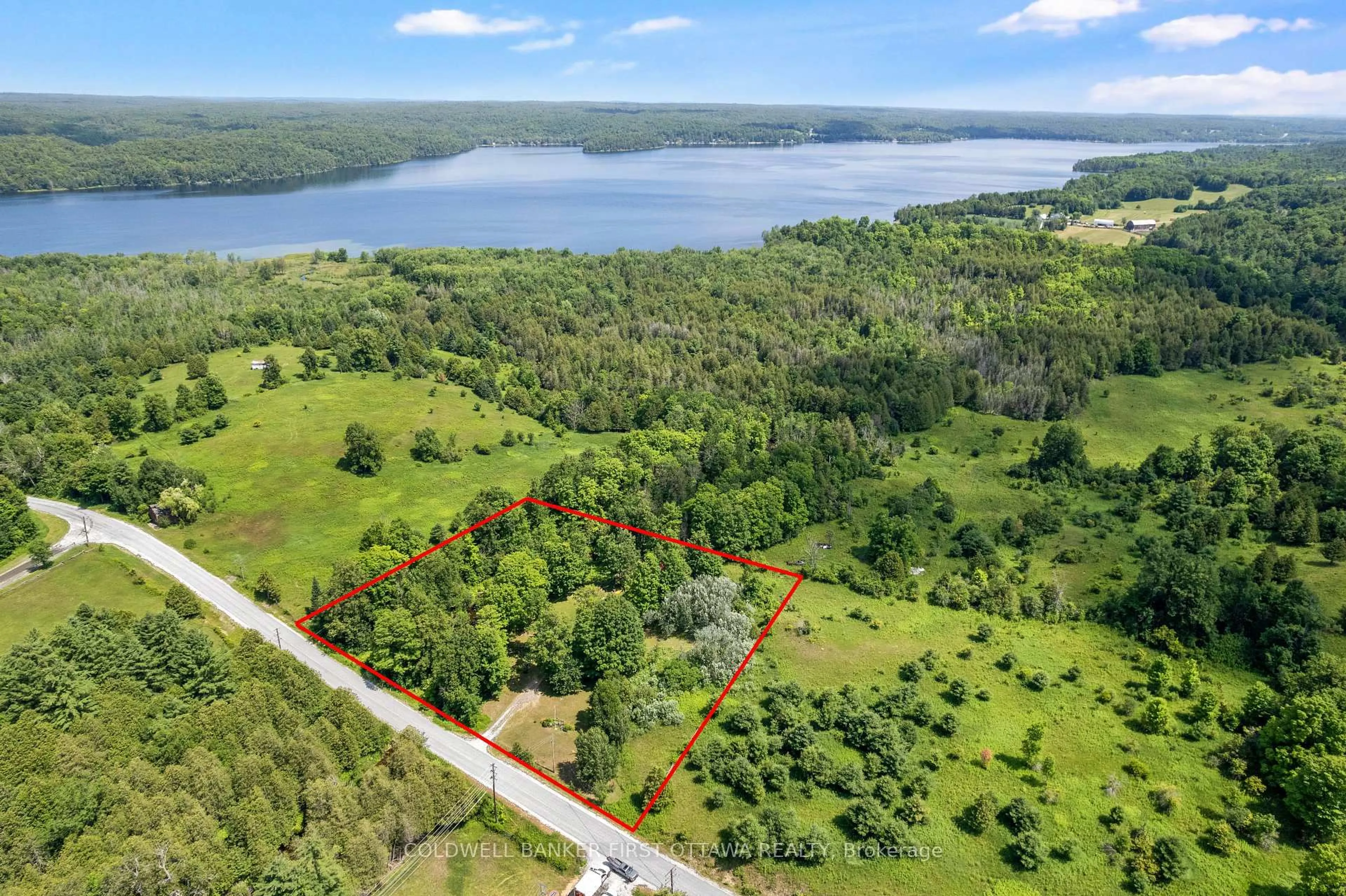 A pic from outside/outdoor area/front of a property/back of a property/a pic from drone, water/lake/river/ocean view for 294 Lavant Mill Rd, Mcdonalds Corners Ontario K0G 1M0