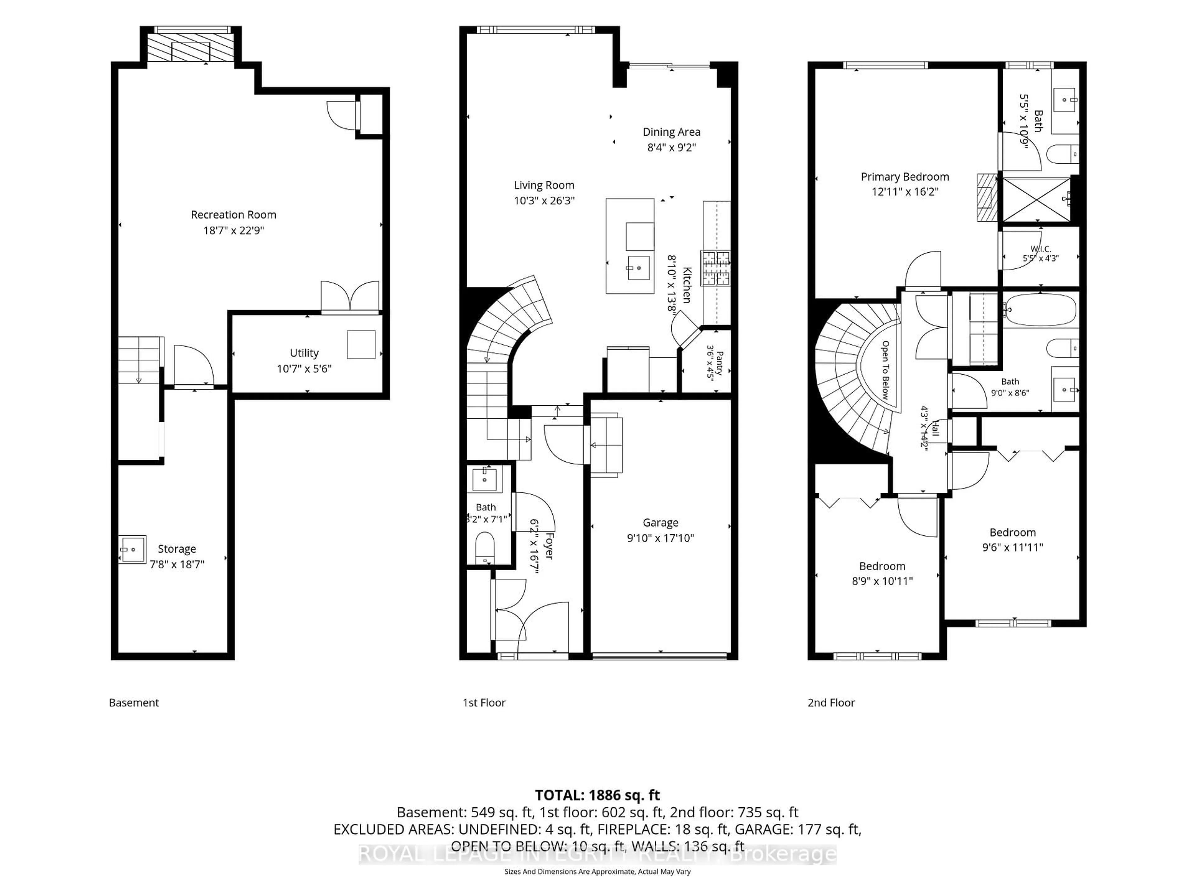 Floor plan for 246 Cooks Mill Cres, Ottawa Ontario K1V 2N1