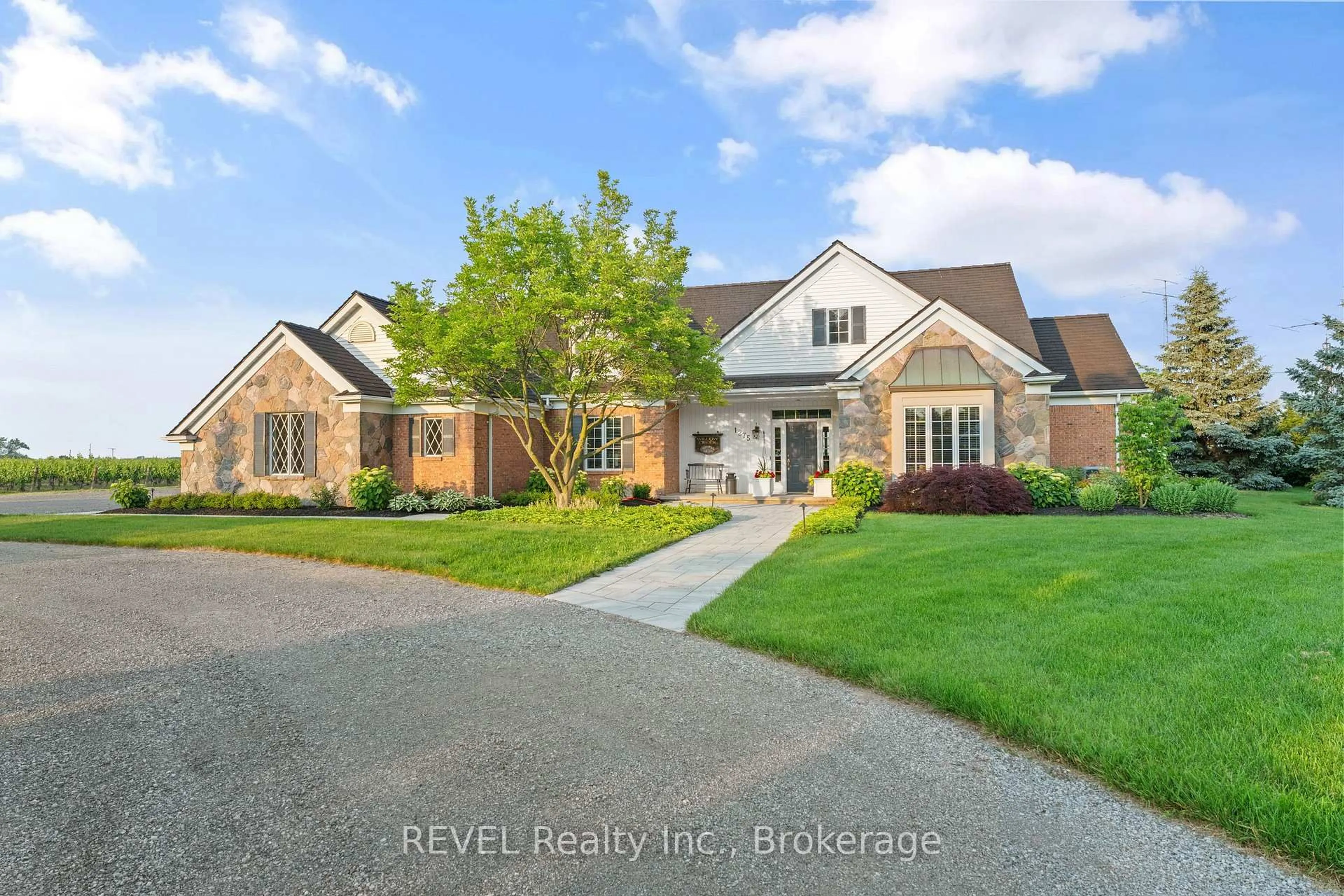 Home with brick exterior material, street for 1275 Four Mile Creek Rd, Niagara-on-the-Lake Ontario L0S 1J0