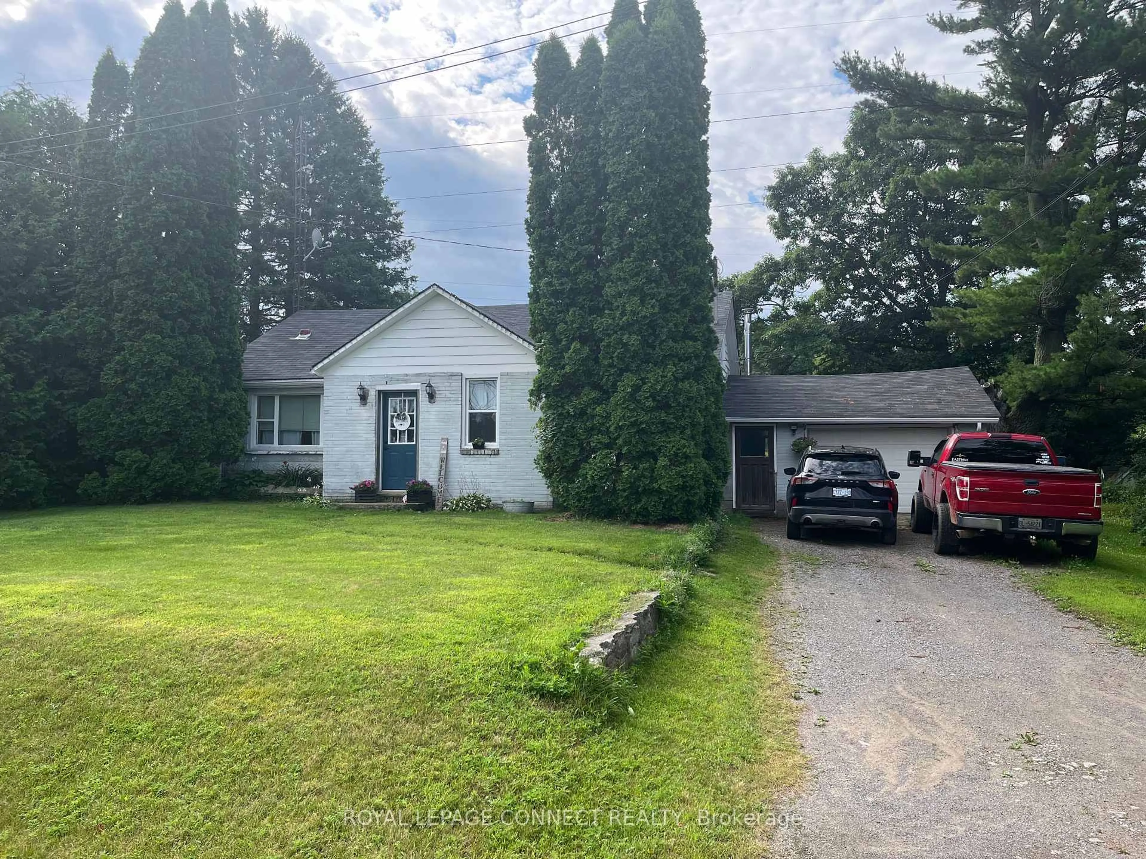 A pic from outside/outdoor area/front of a property/back of a property/a pic from drone, street for 190 Pontypool Rd, Kawartha Lakes Ontario L0A 1K0