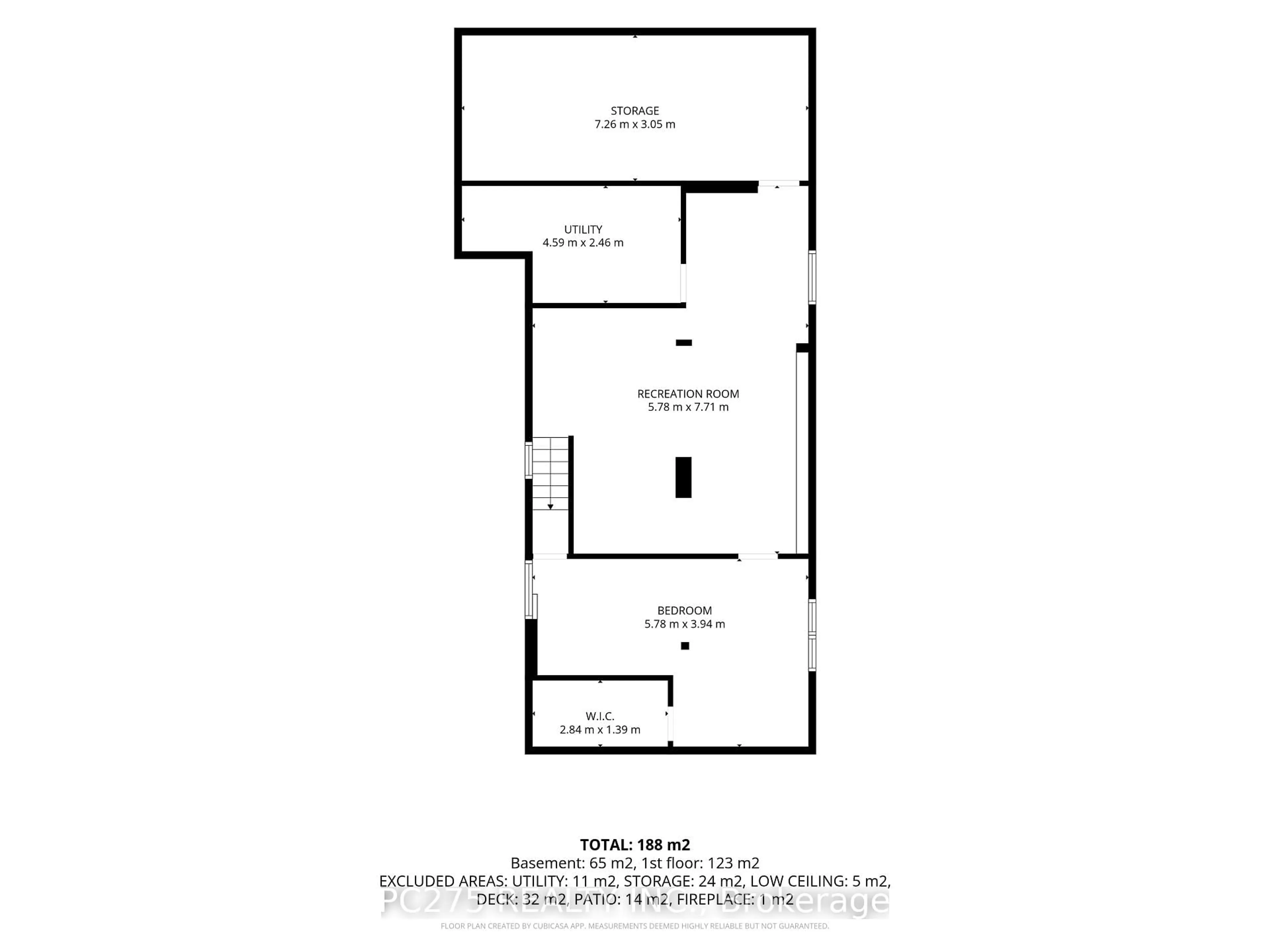 Floor plan for 77 Elm St, London East Ontario N5Z 2K4