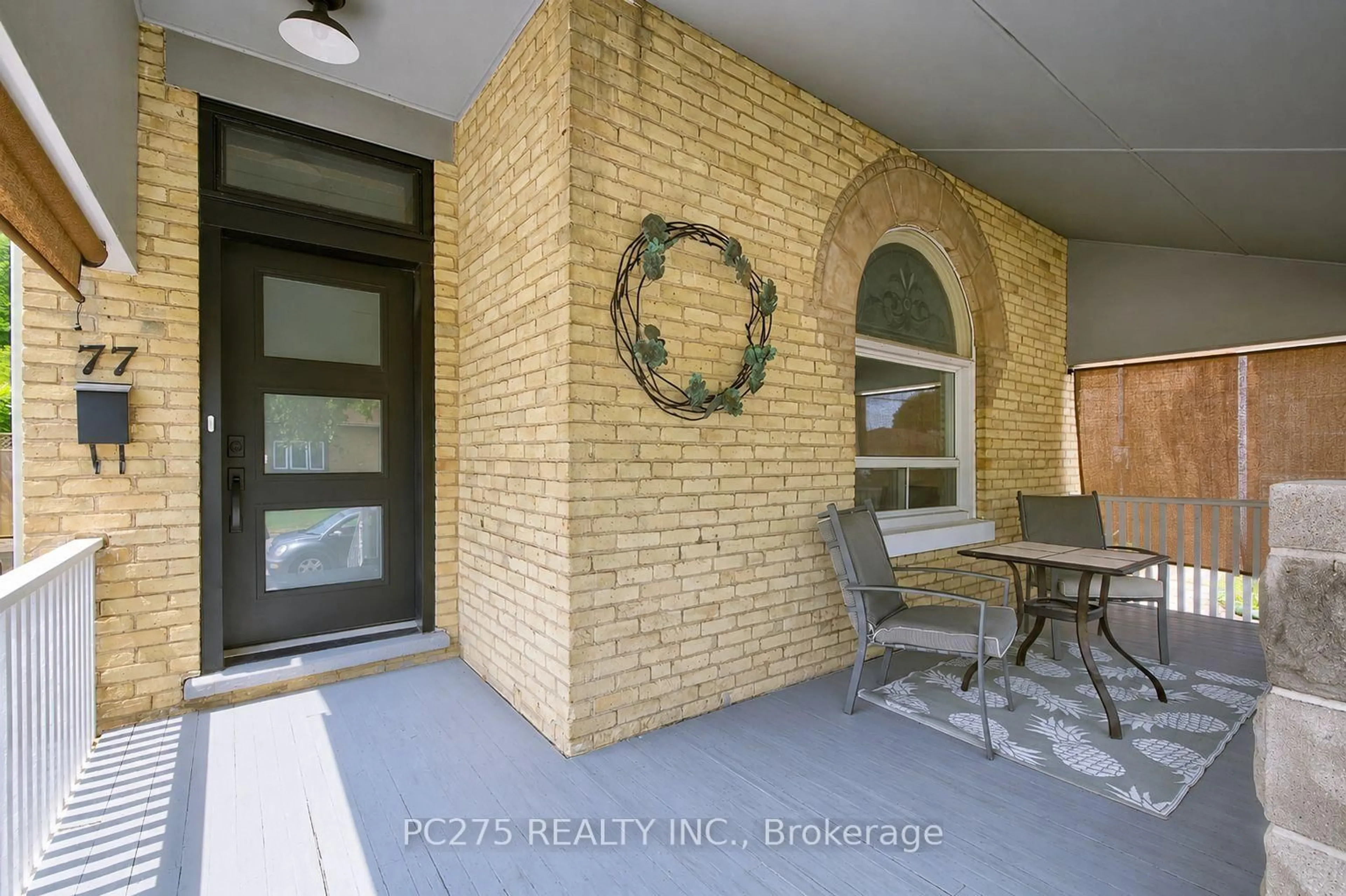 Patio, street for 77 Elm St, London East Ontario N5Z 2K4