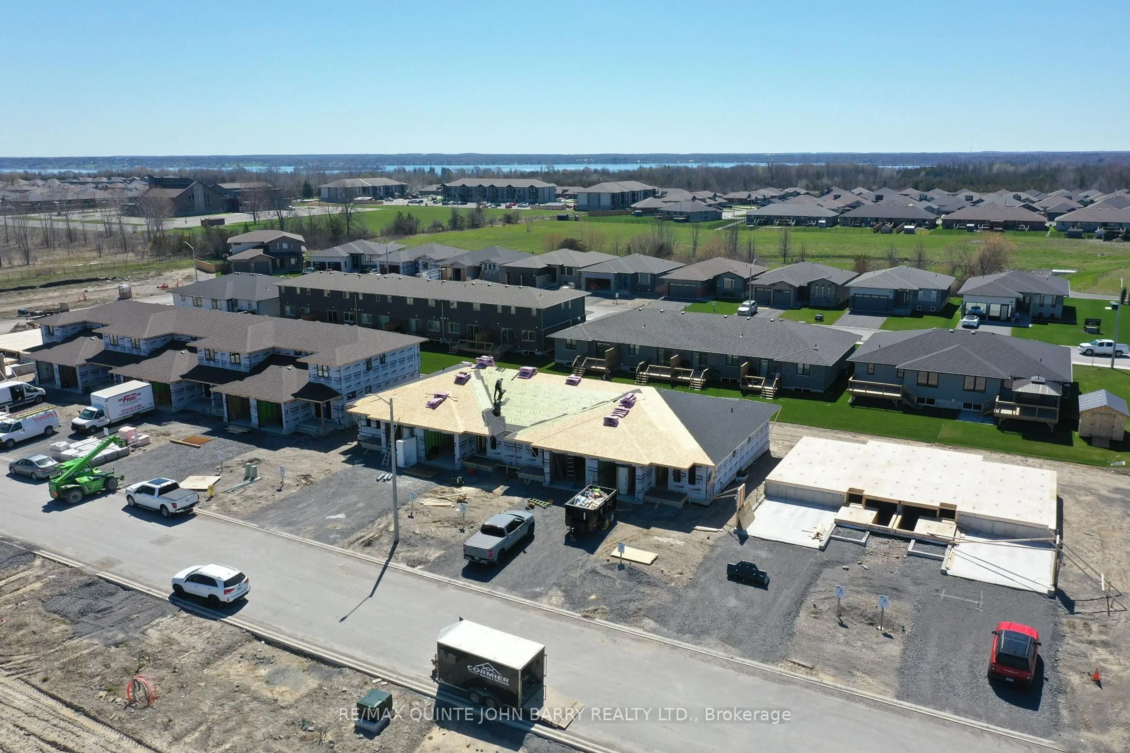 A pic from outside/outdoor area/front of a property/back of a property/a pic from drone, street for 57 Parkland Circle #Lot 53, Quinte West Ontario K8V 0R3