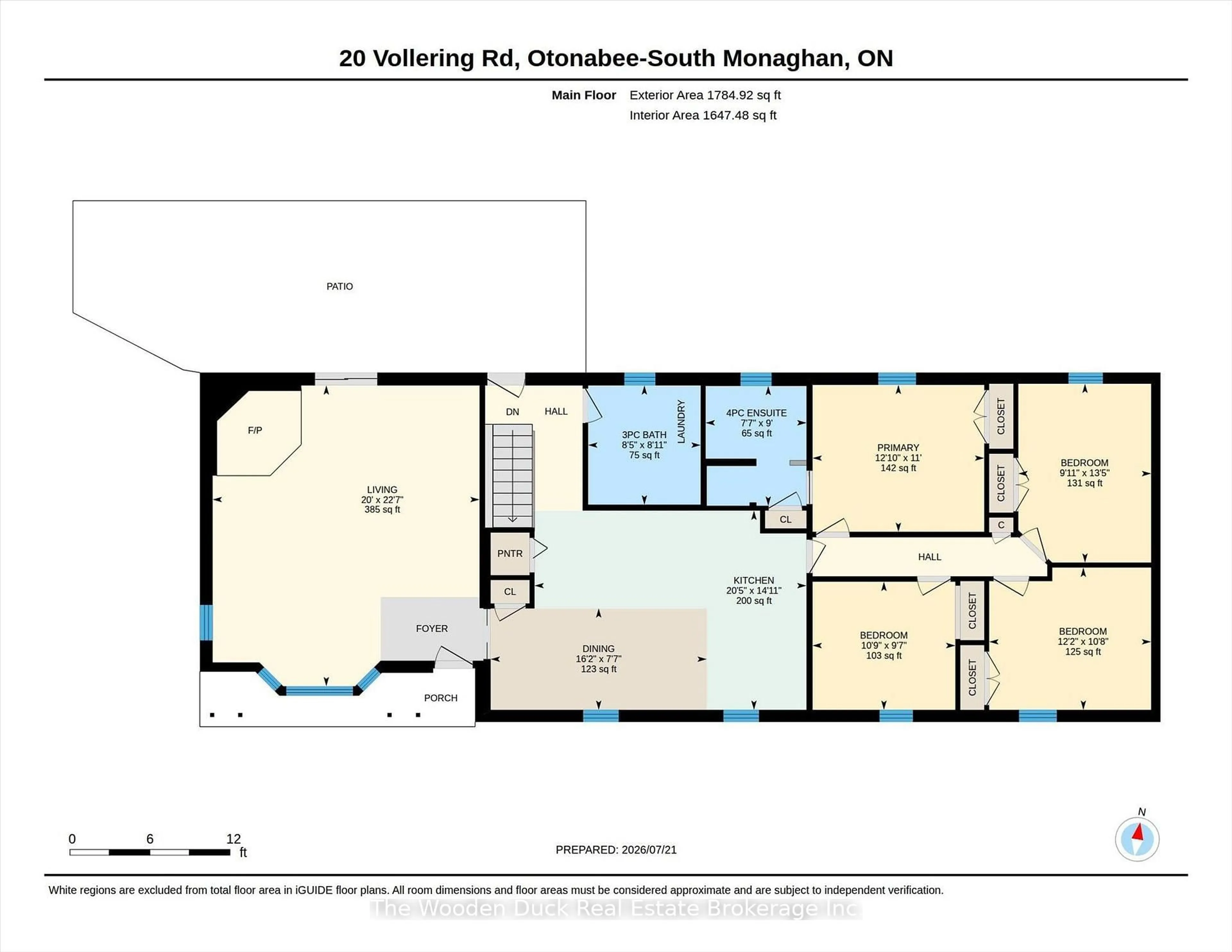 Floor plan for 20 Vollering Rd, Otonabee-South Monaghan Ontario K0L 2B0