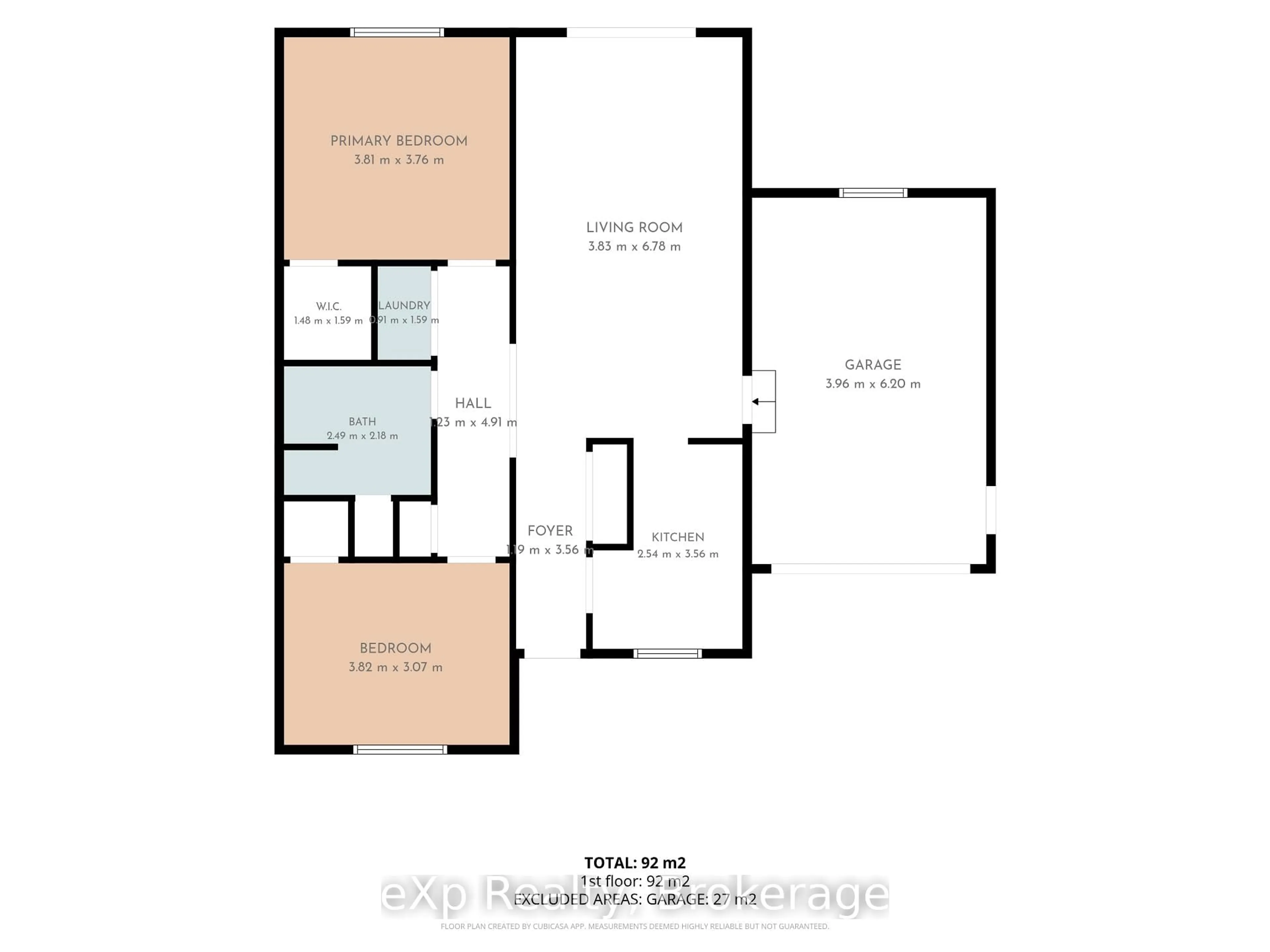 Floor plan for 36 Church St, Kincardine Ontario N0G 2T0