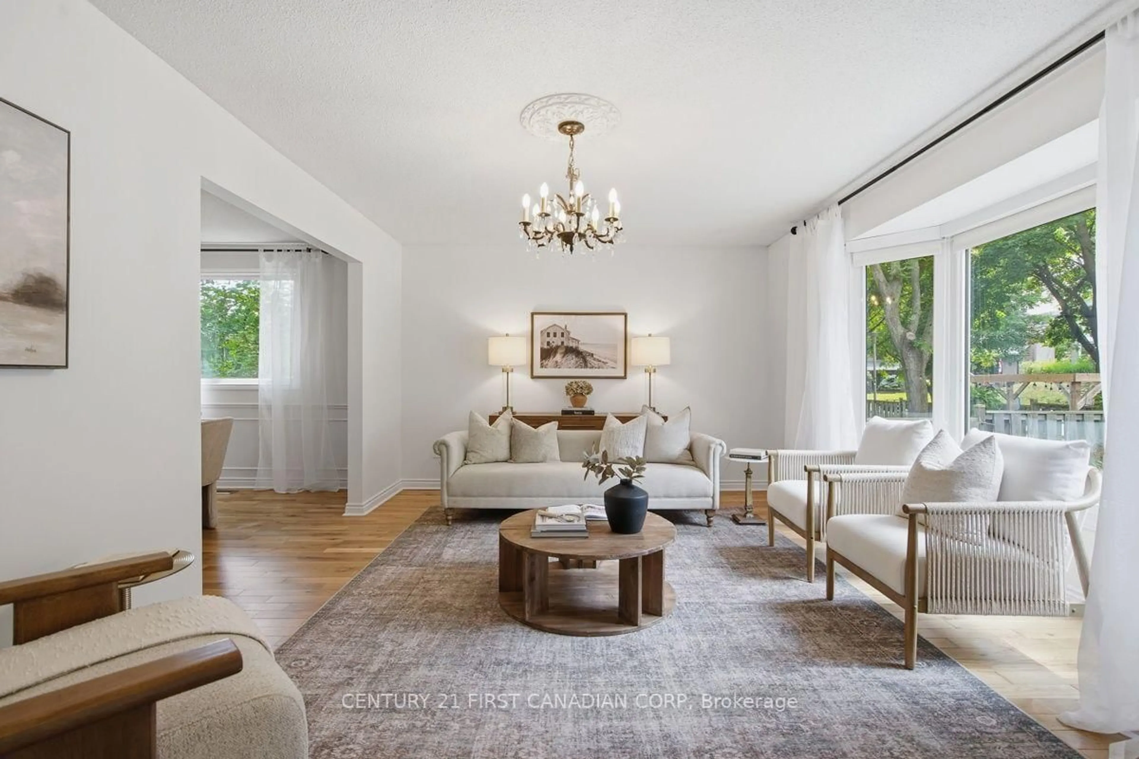 Living room with furniture, unknown for 46 Ski Valley Cres, London South Ontario N6K 3H3