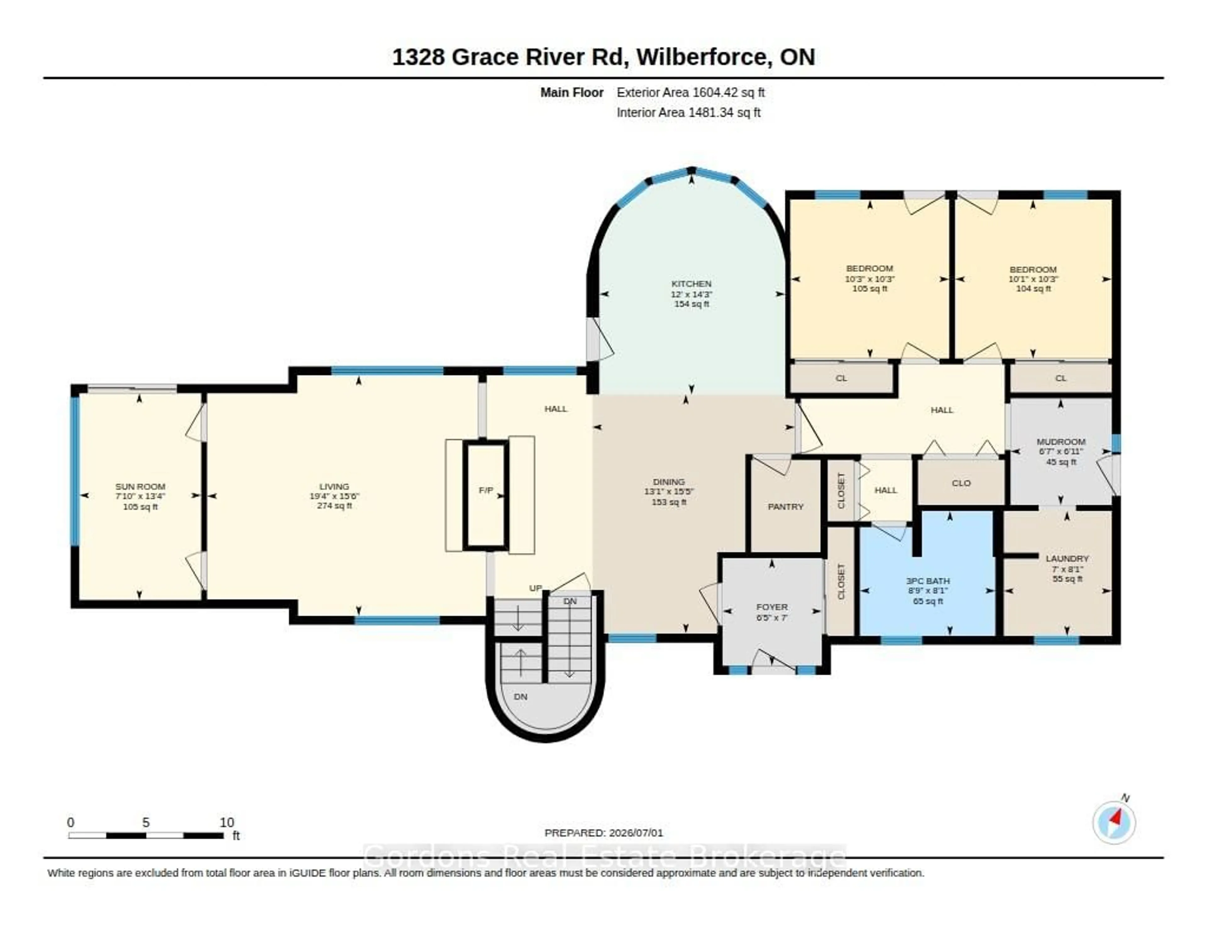 Floor plan for 1328 Grace River Rd, Dysart et al Ontario K0L 1M1