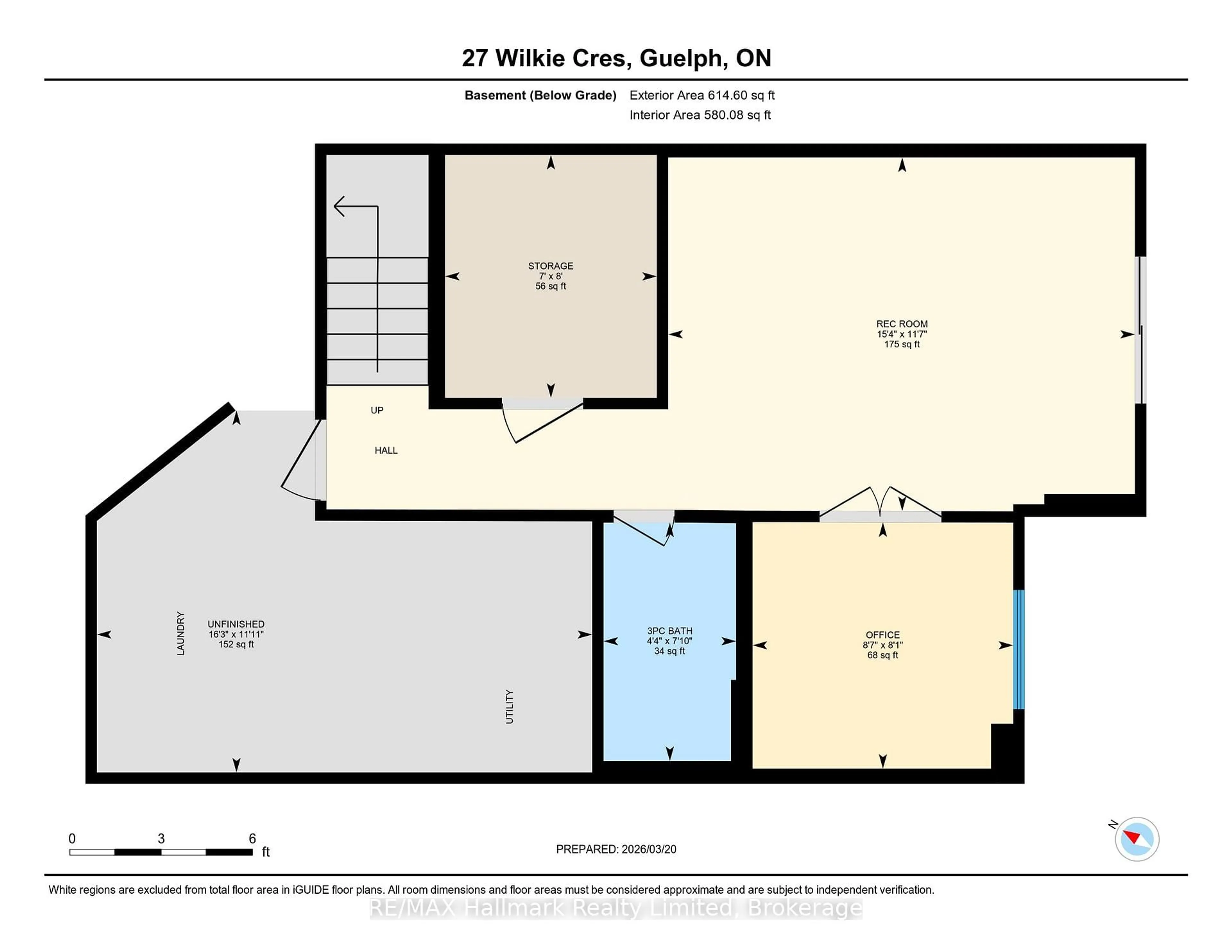 Floor plan for 27 Wilkie Cres, Guelph Ontario N1L 0B1