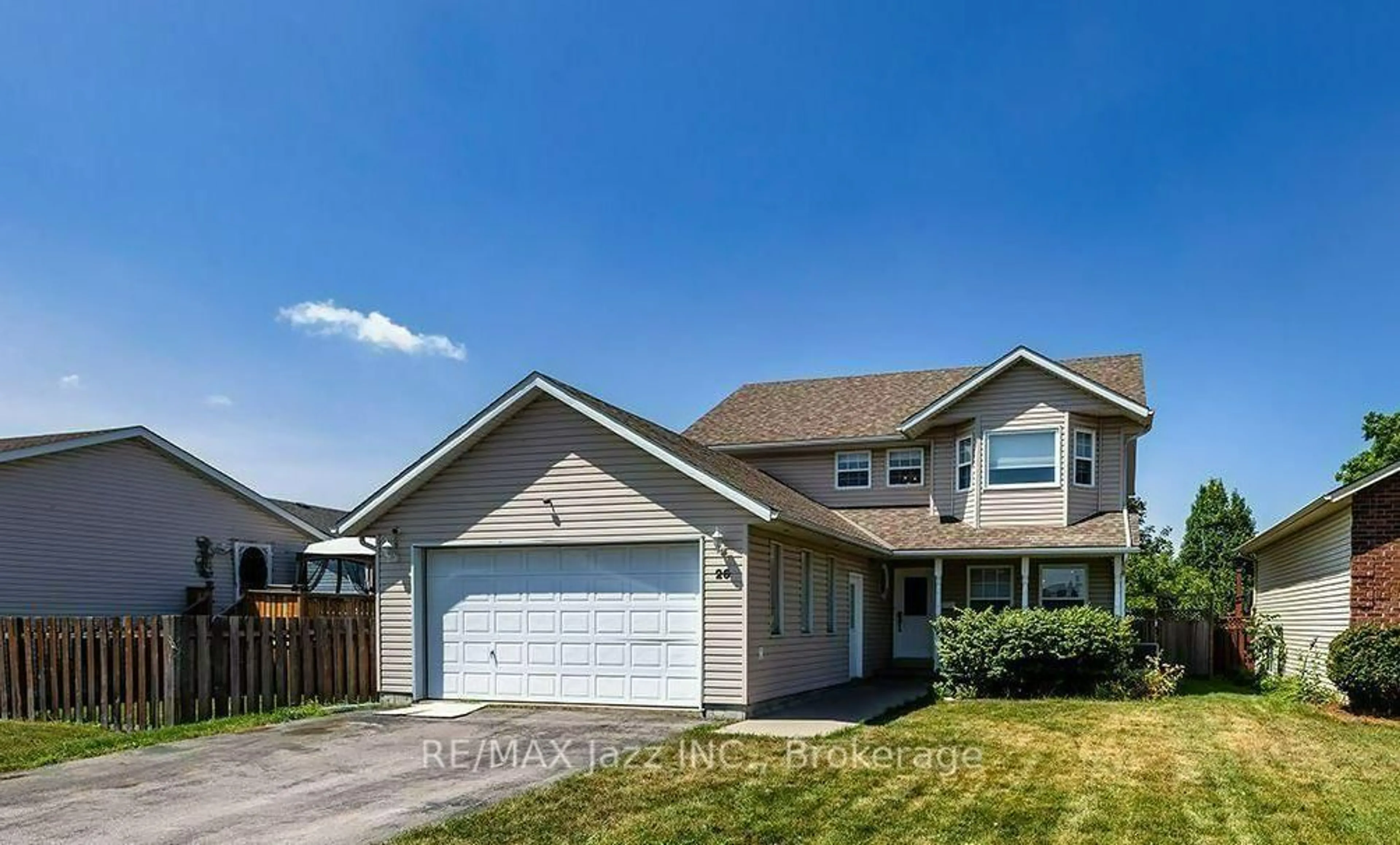 Home with vinyl exterior material, street for 26 Glenn Dr, Quinte West Ontario K8V 6E3