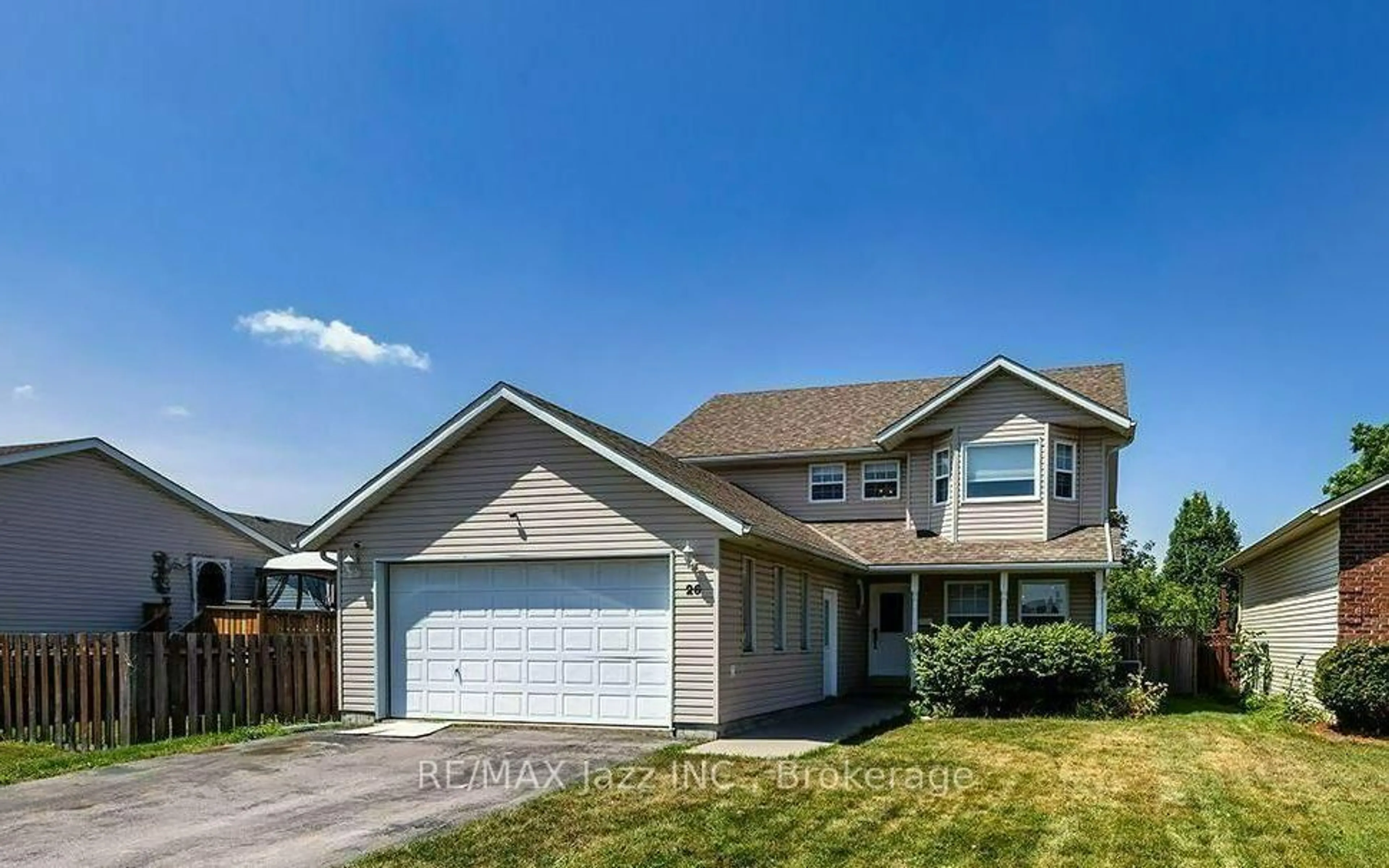 Home with vinyl exterior material, street for 26 Glenn Dr, Quinte West Ontario K8V 6E3