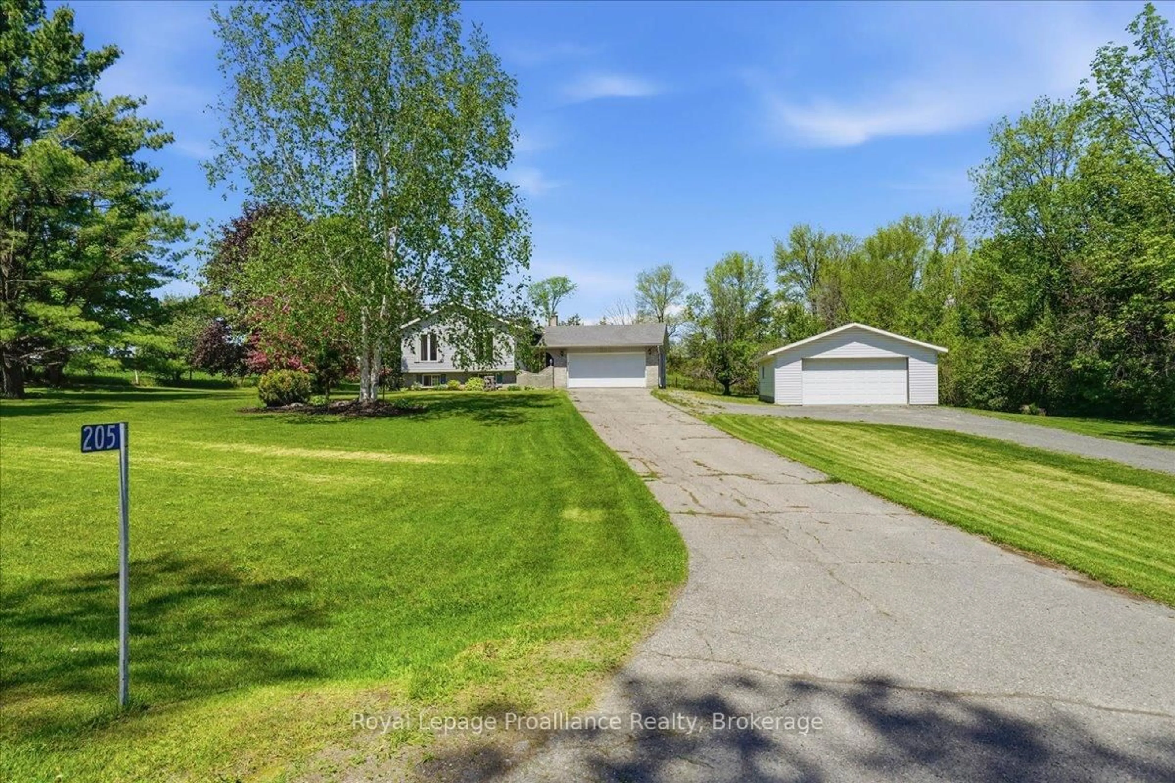 A pic from outside/outdoor area/front of a property/back of a property/a pic from drone, unknown for 205 Bethel Rd, Stirling Ontario K0K 3E0