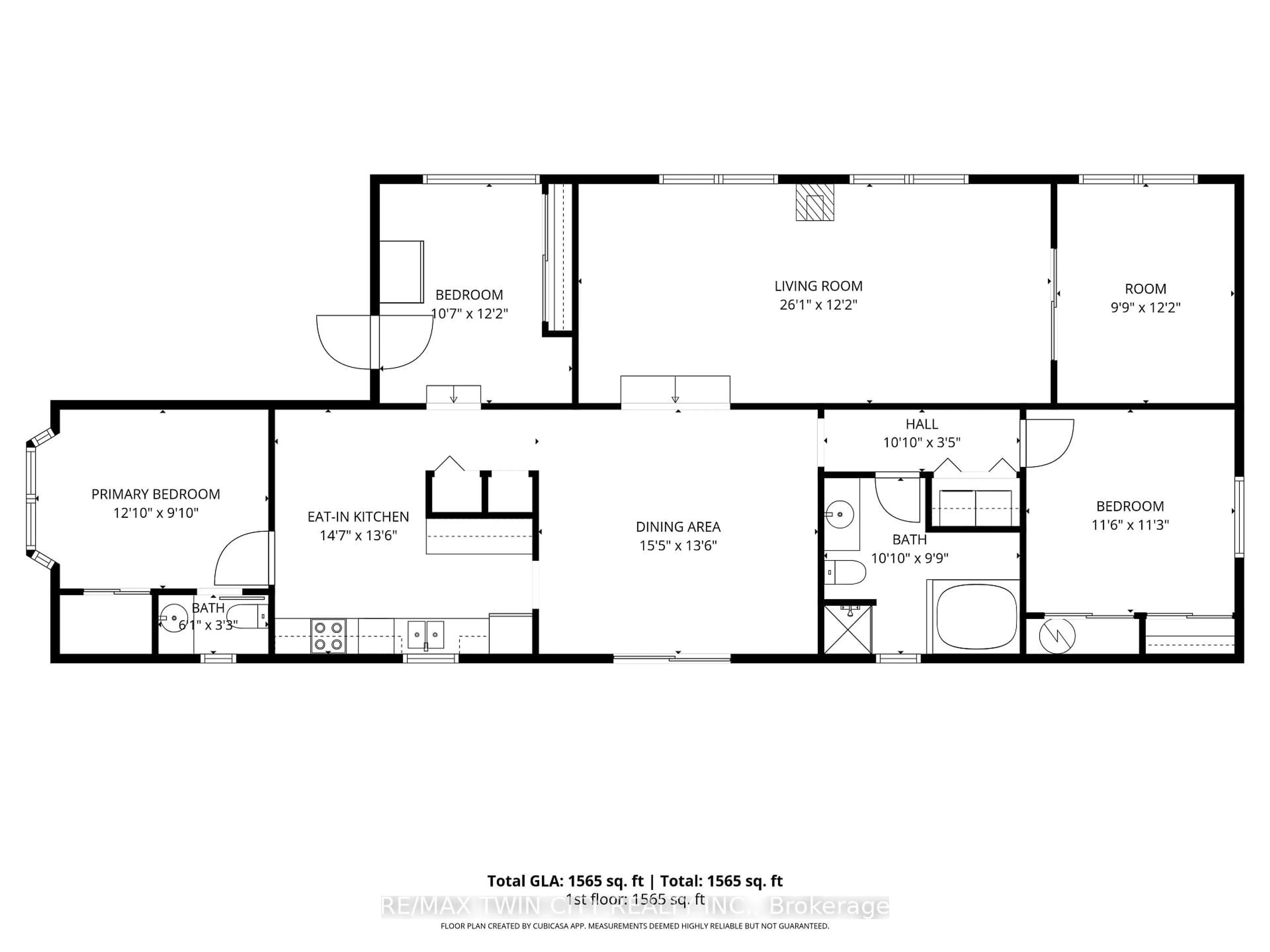 Floor plan for 673 Brant Waterloo Rd #505, North Dumfries Ontario N0B 1E0