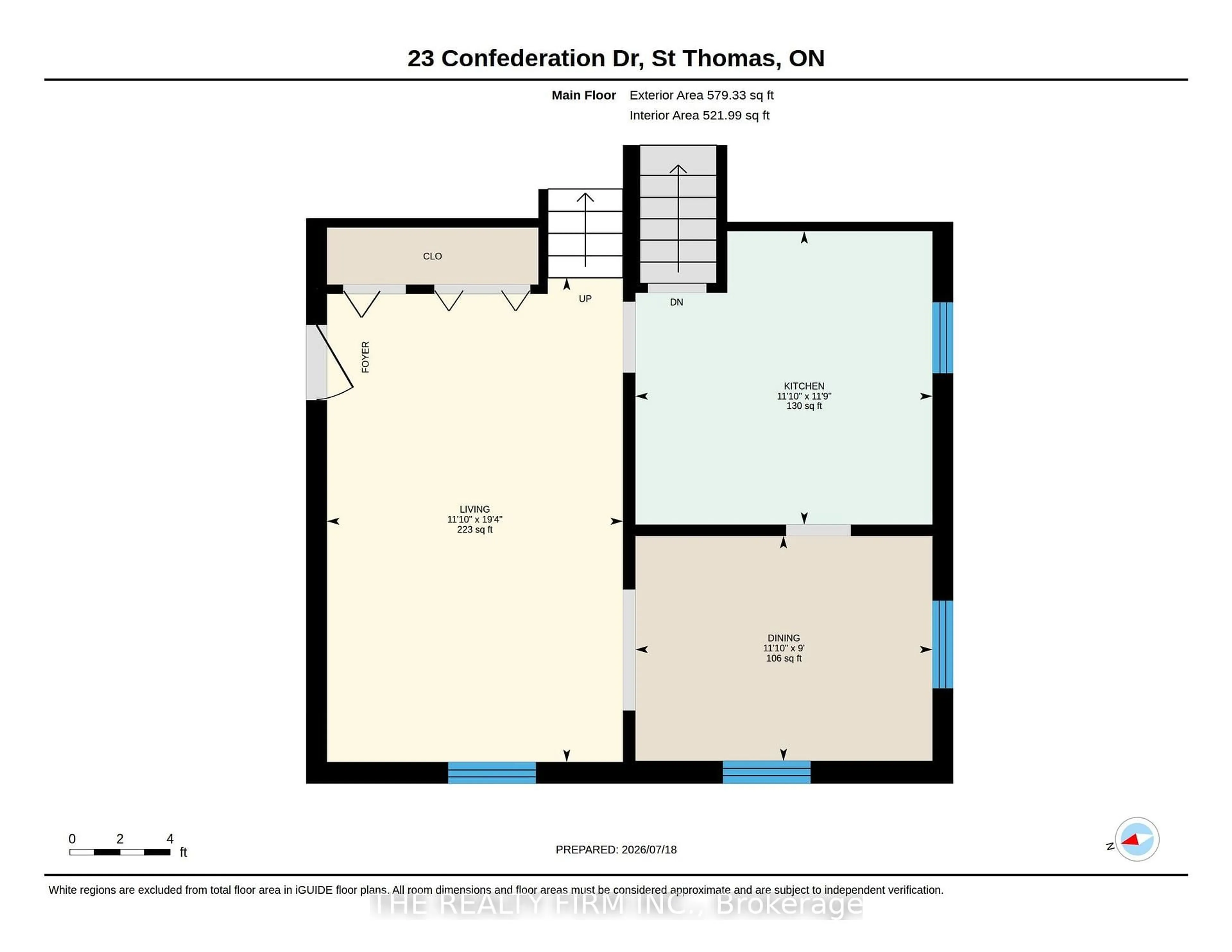 Floor plan for 23 Confederation Dr, St. Thomas Ontario N5P 3P1