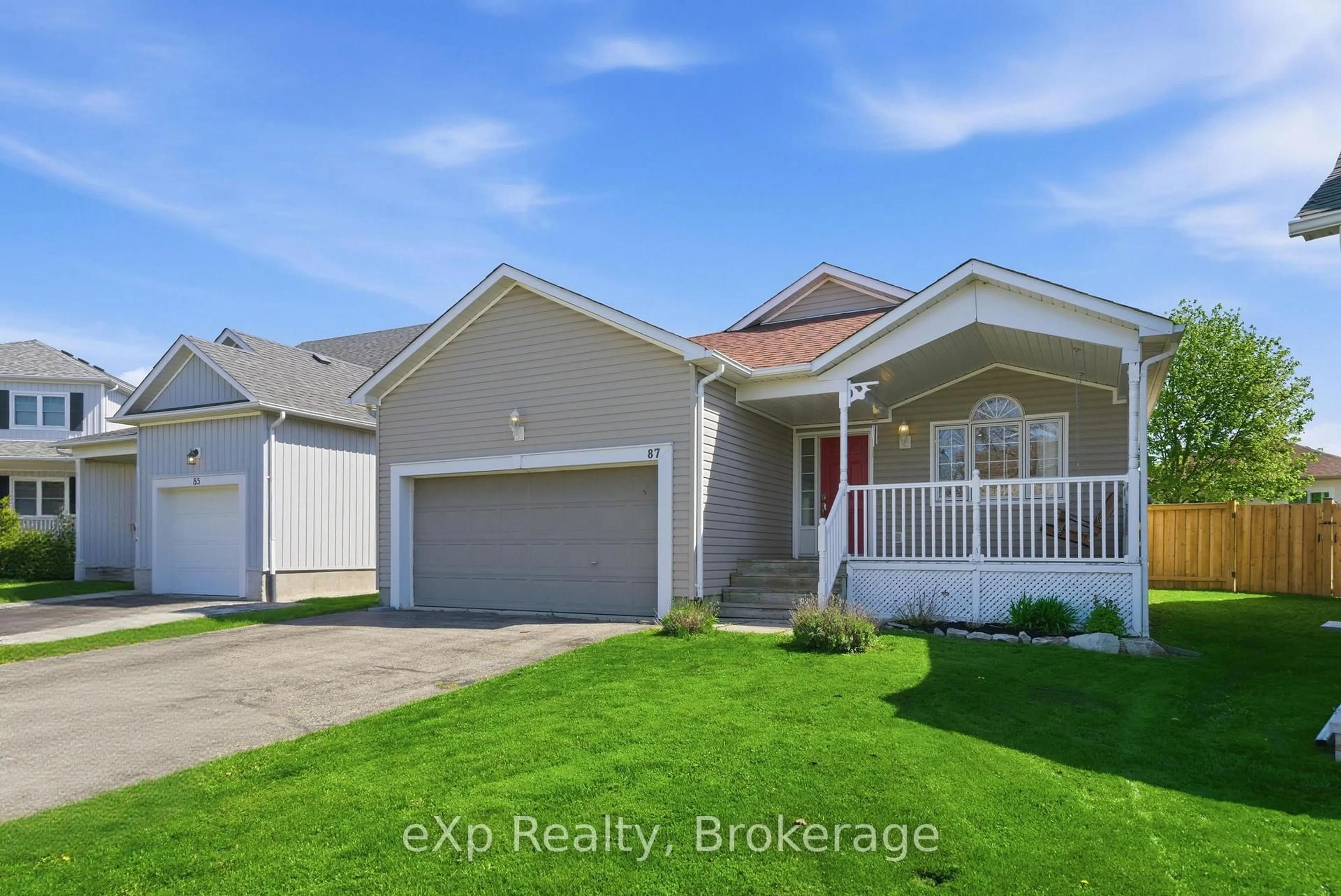 Home with vinyl exterior material, street for 87 Jarvis Dr, Port Hope Ontario L1A 4K5