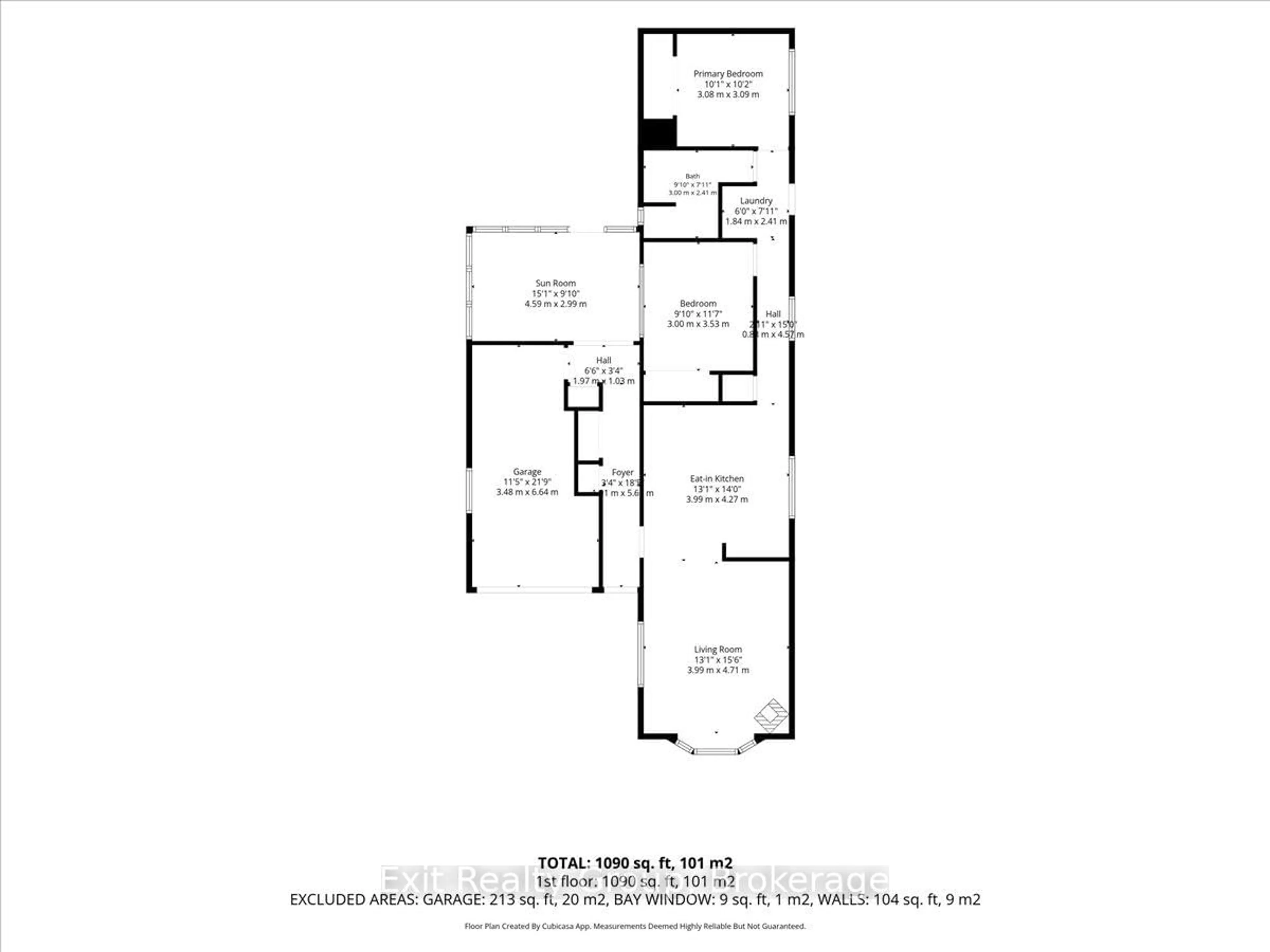 Floor plan for 7 Dove Lane, Quinte West Ontario K8N 4Z3