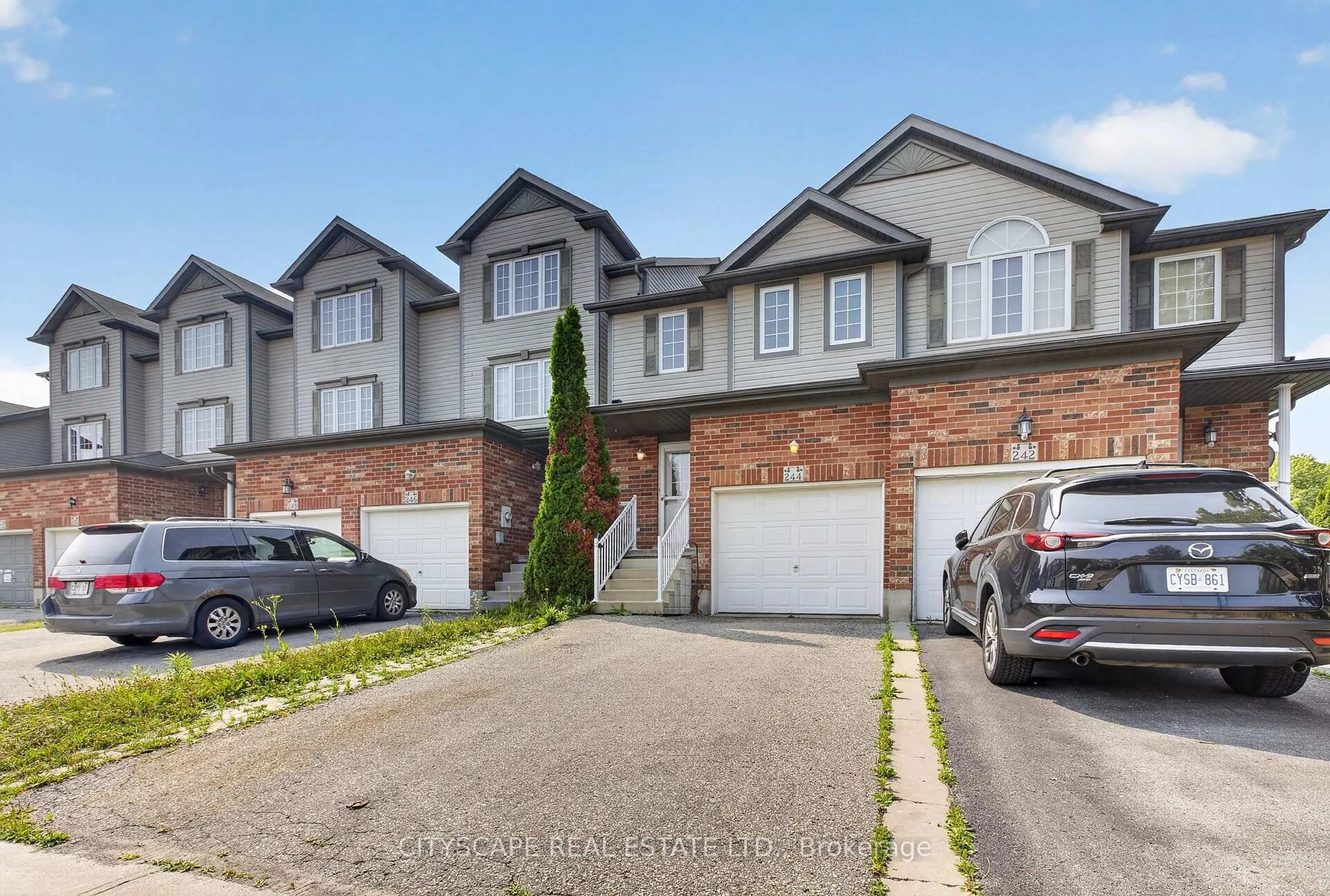 A pic from outside/outdoor area/front of a property/back of a property/a pic from drone, street for 244 Sophia Cres, Kitchener Ontario N2R 1X8