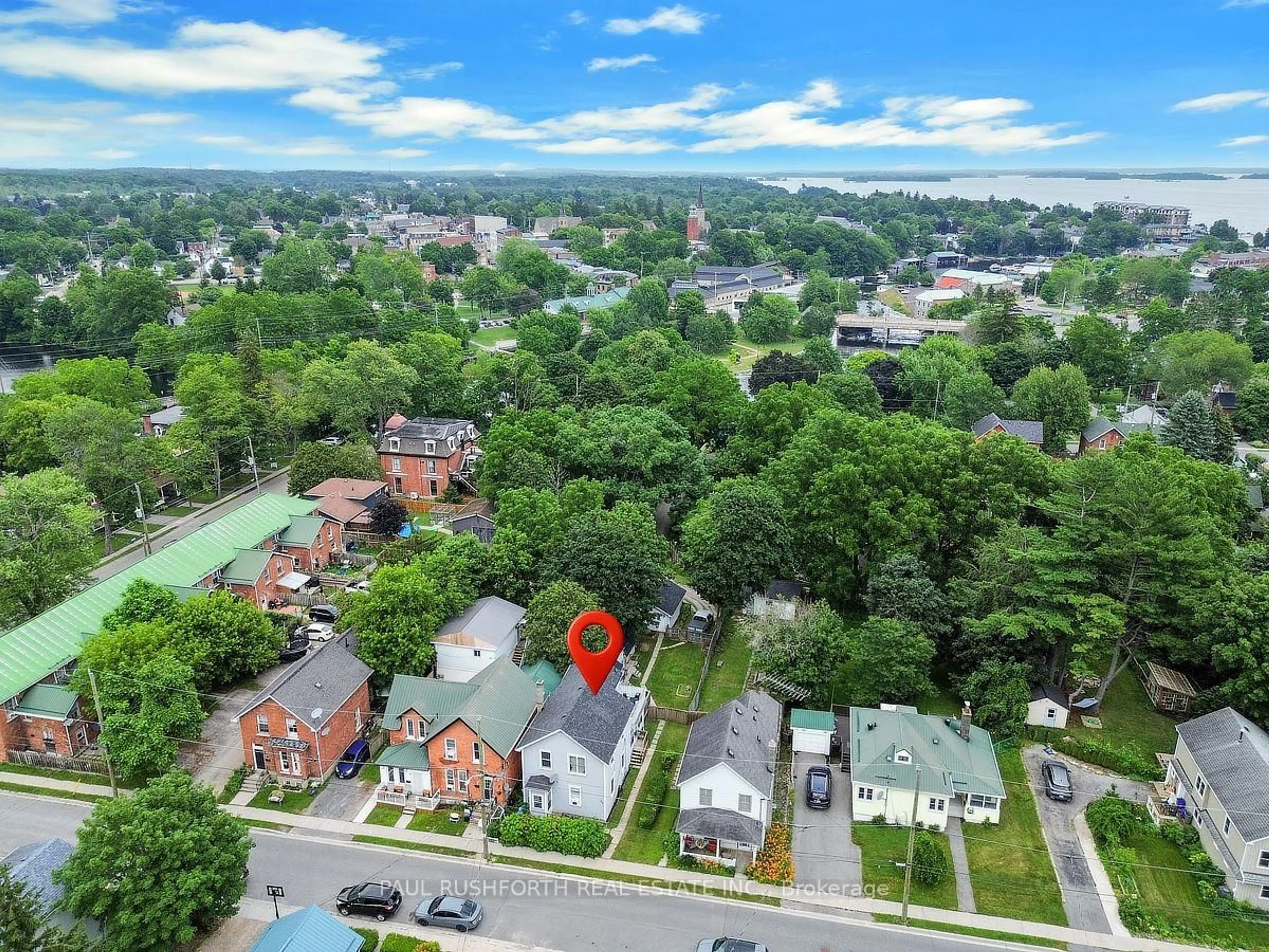 A pic from outside/outdoor area/front of a property/back of a property/a pic from drone, unknown for 65 Hickory St, Gananoque Ontario K7G 2P6