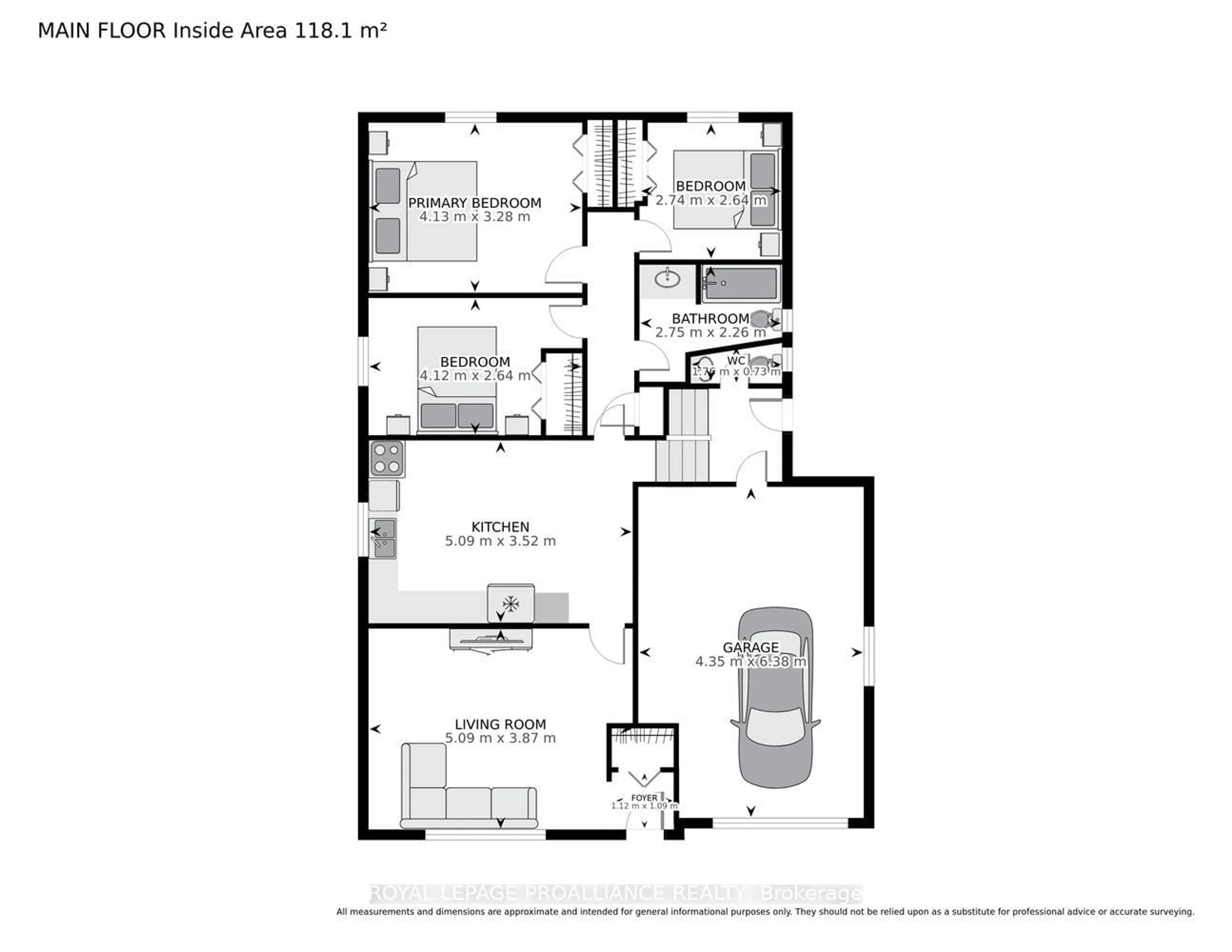 Floor plan for 415 RAILWAY Ave, Prescott Ontario K0E 1T0