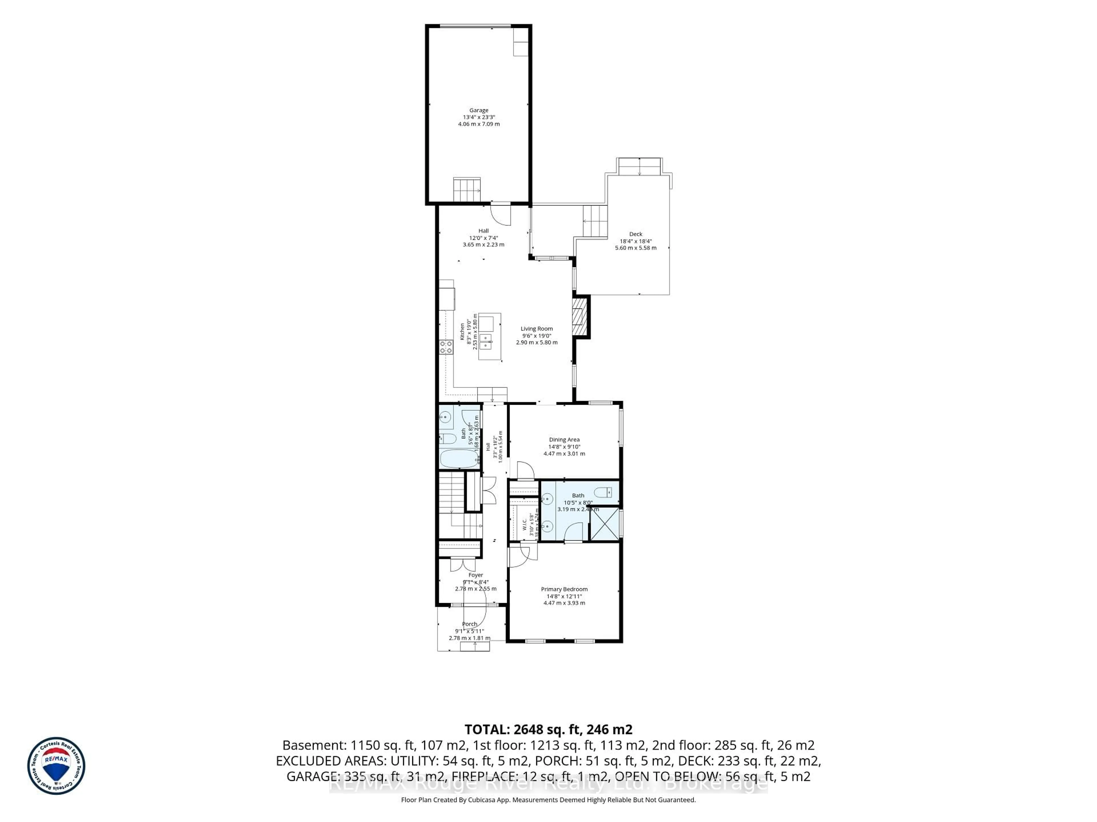 Floor plan for 881 Kerr St, Cobourg Ontario K9A 1N6