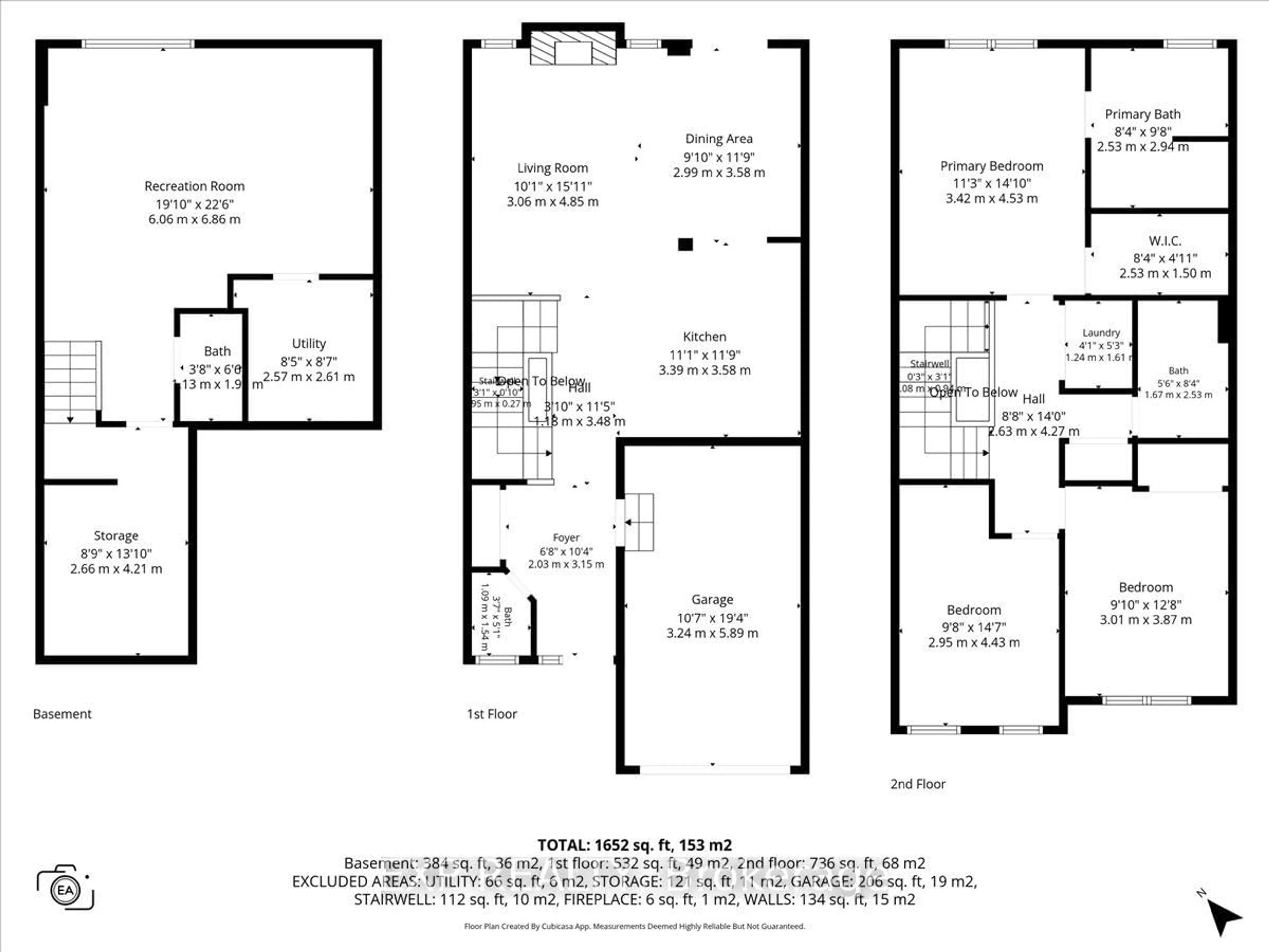 Floor plan for 147 Destiny Private, Ottawa Ontario K4A 0K6