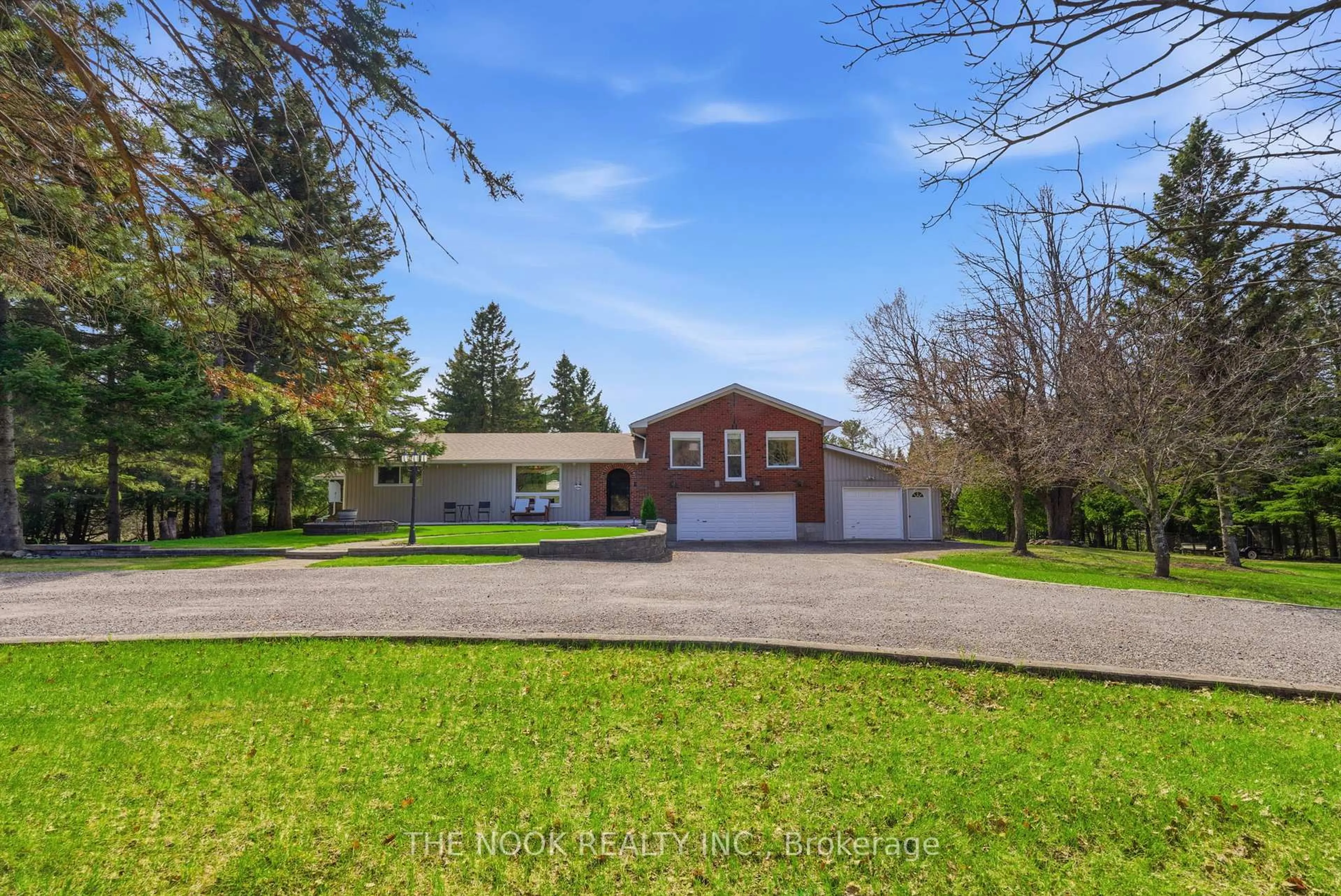 A pic from outside/outdoor area/front of a property/back of a property/a pic from drone, street for 201 Ski Hill Rd, Kawartha Lakes Ontario L0A 1A0