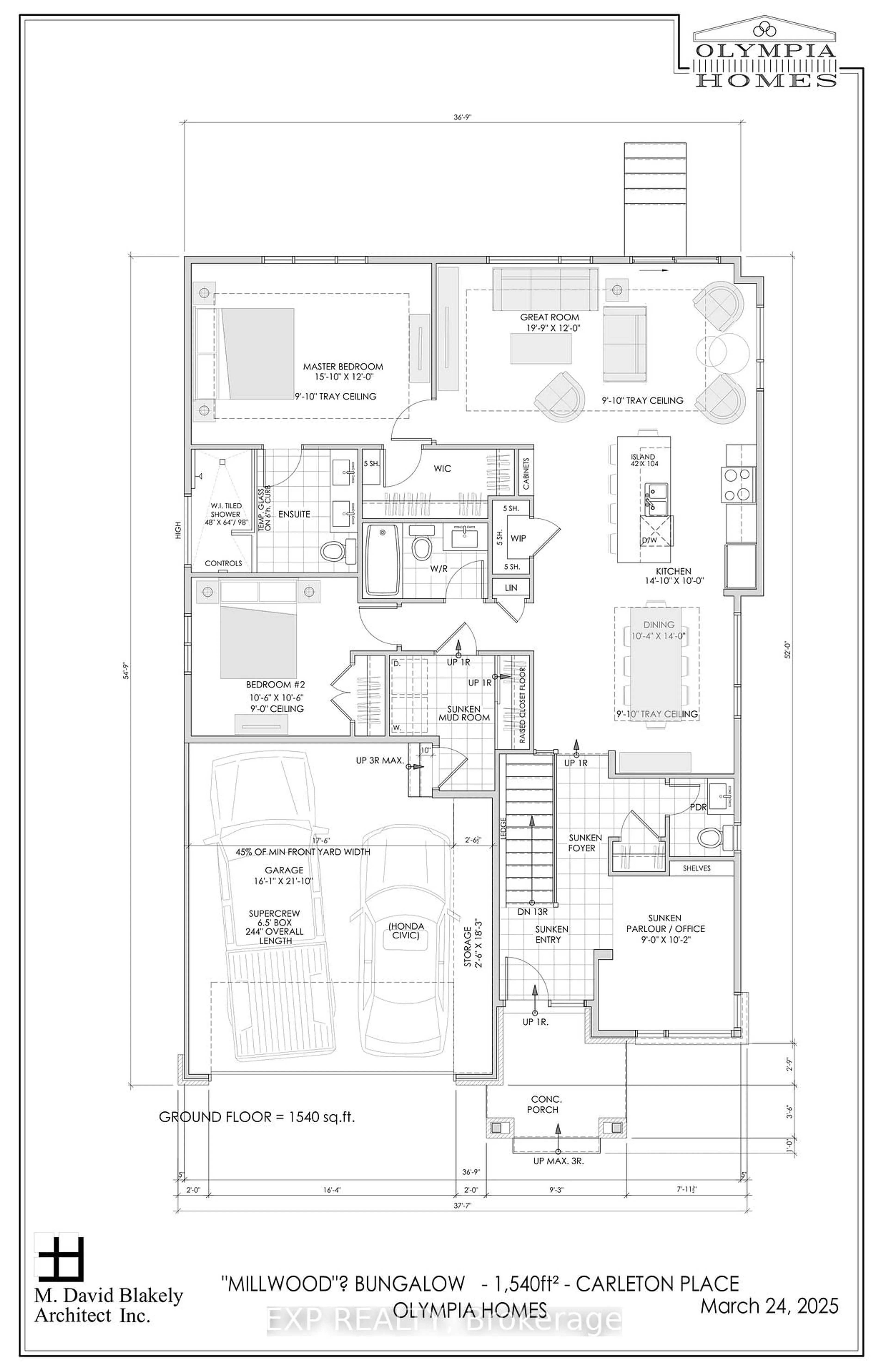Floor plan for 42 Corr Crt, Carleton Place Ontario K7C 0W5