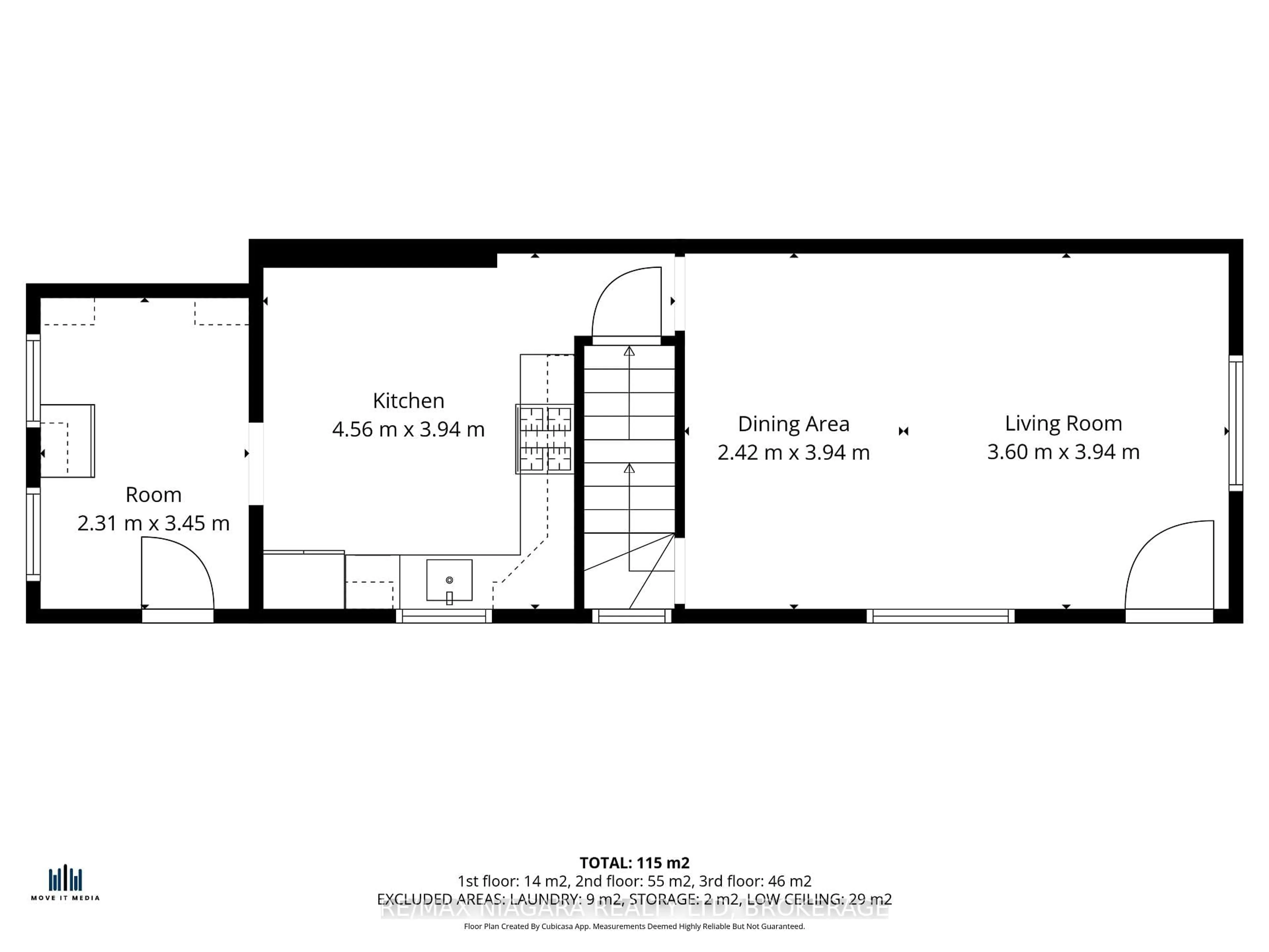 Floor plan for 63 Hodgkins Ave, Thorold Ontario L2V 1M2