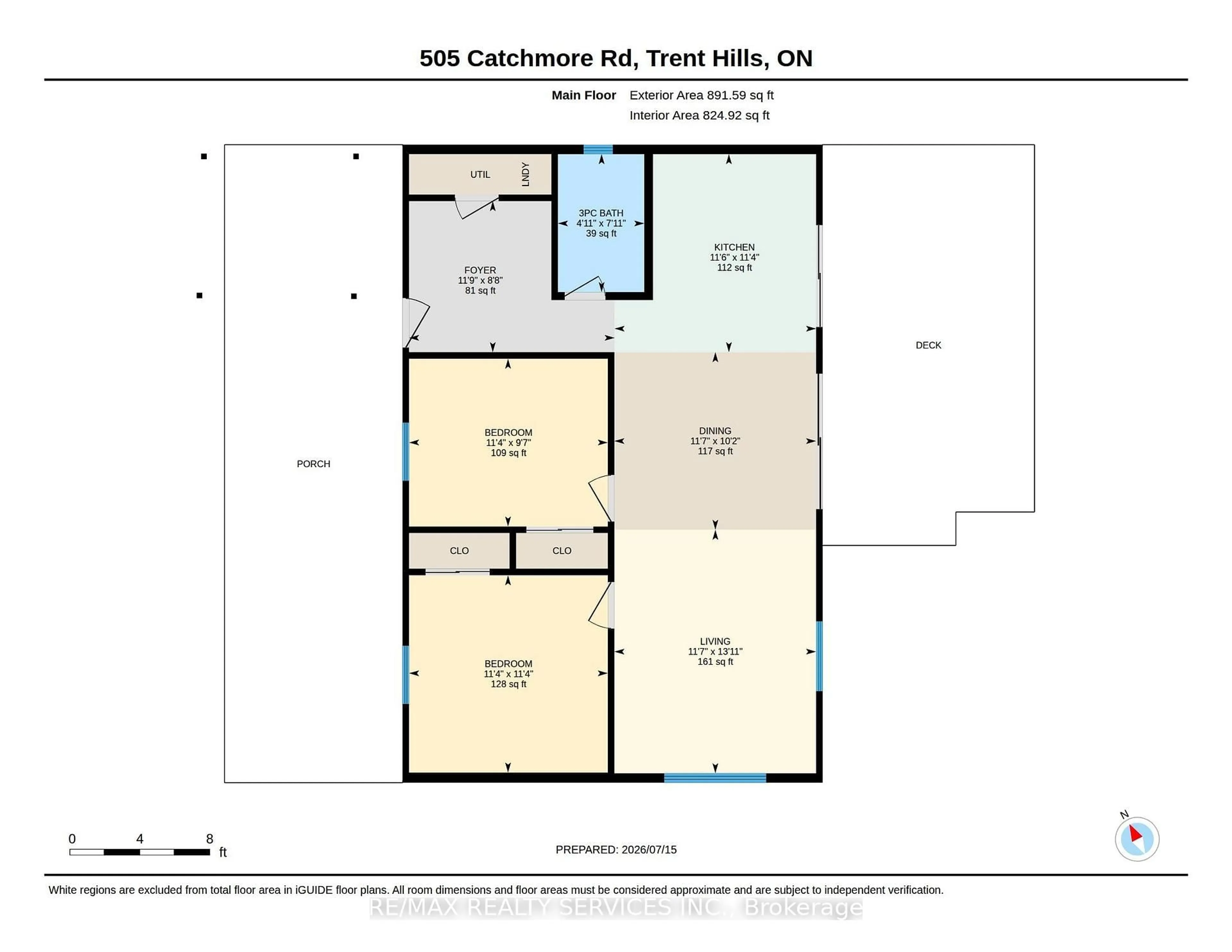 Floor plan for 505 CATCHMORE Rd, Trent Hills Ontario K0L 1L0