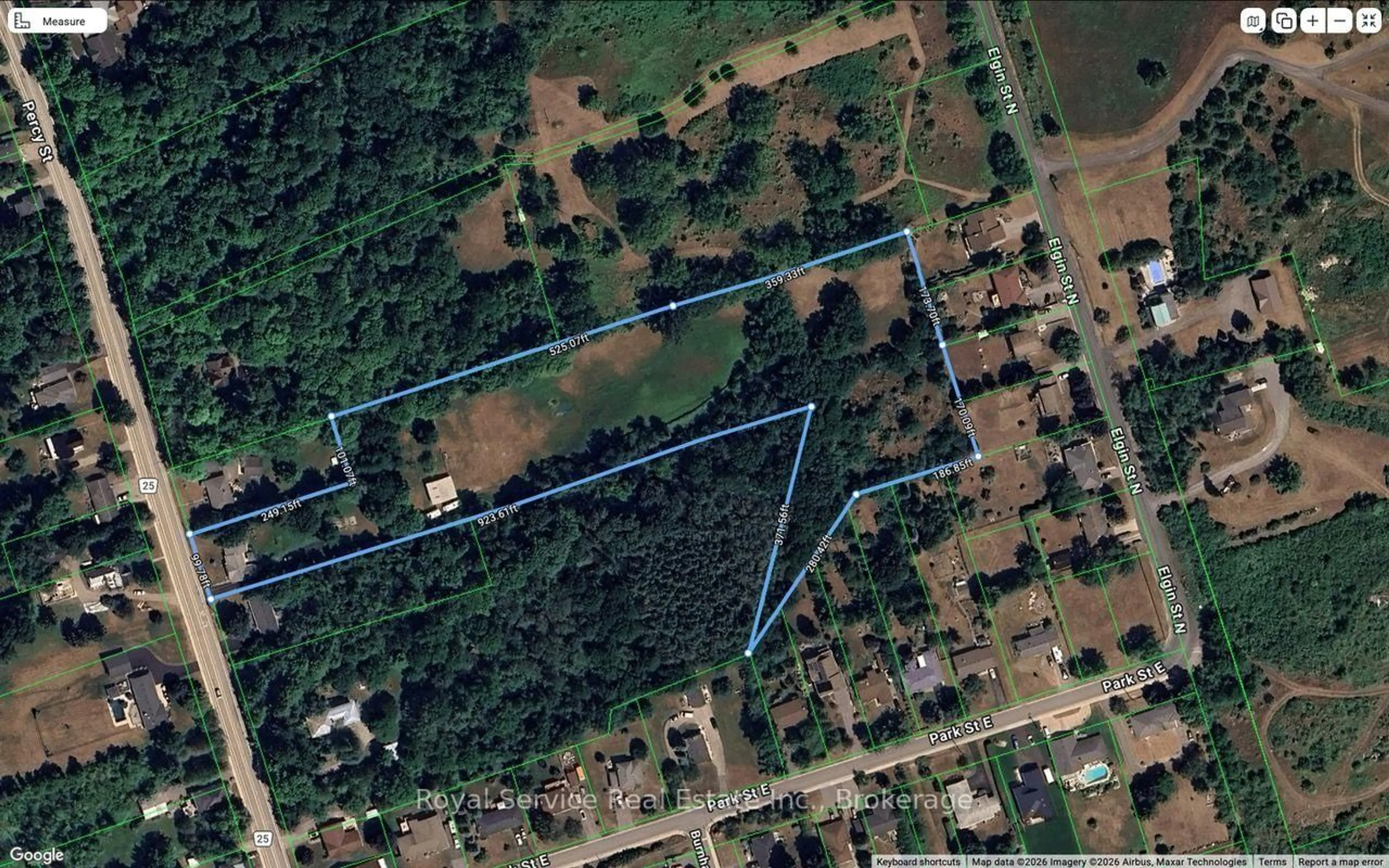 A pic from outside/outdoor area/front of a property/back of a property/a pic from drone, street for 50 Percy St, Cramahe Ontario K0K 1S0