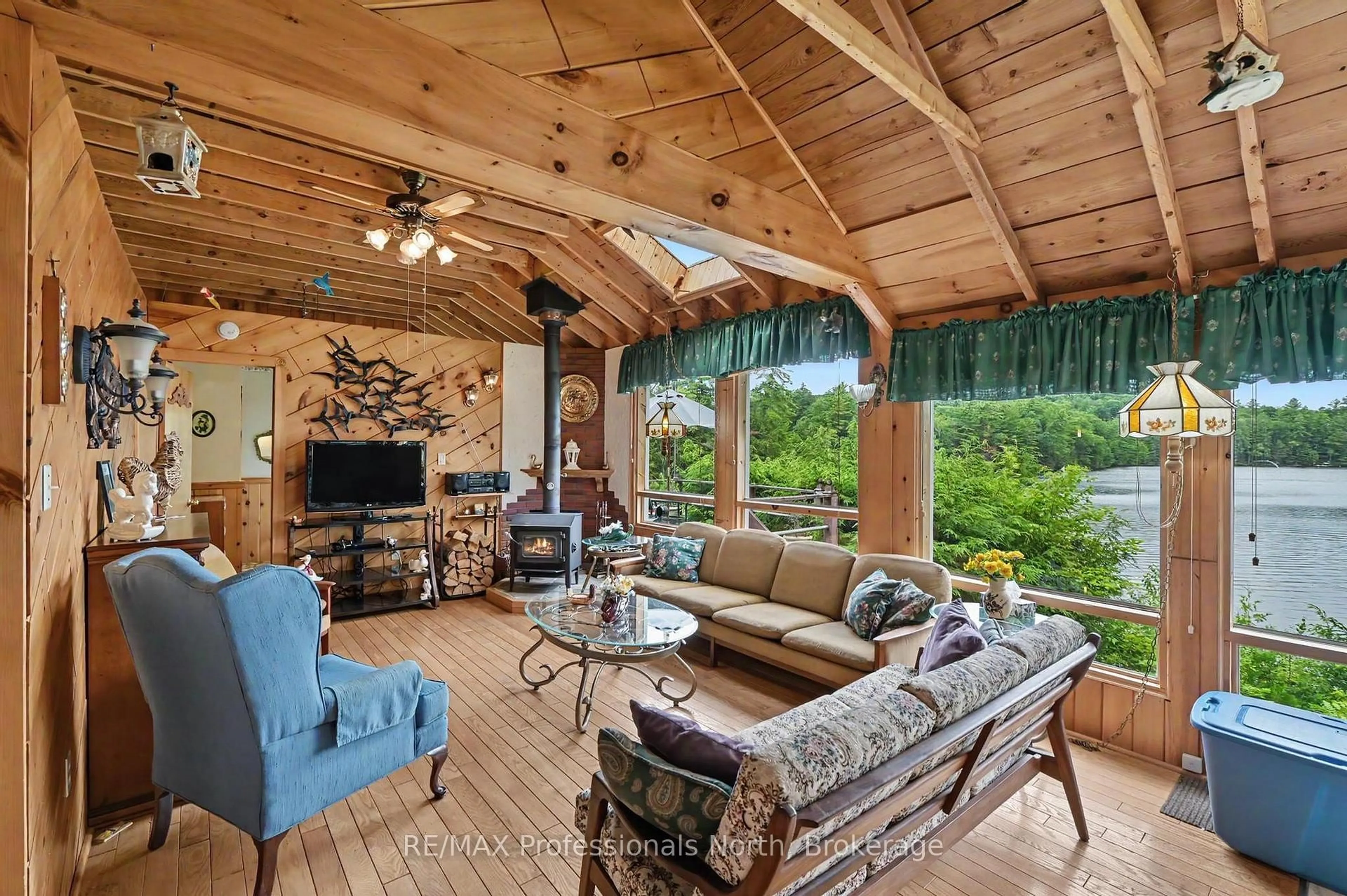 Living room with furniture, unknown for 1192 Three Brothers Dr, Algonquin Highlands Ontario K0M 1S0