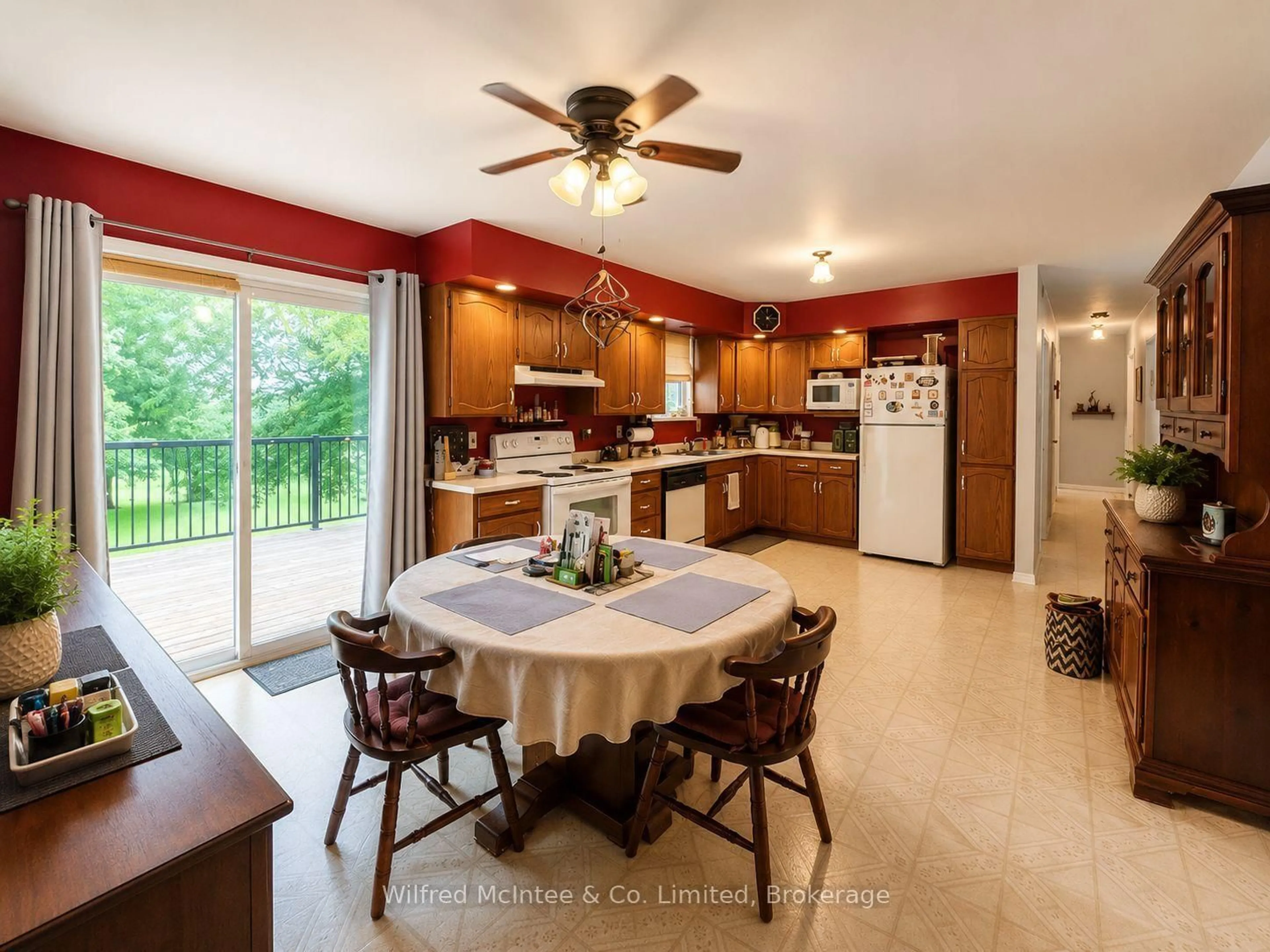 Open concept kitchen, ceramic/tile floor for 359 Burgess St, Huron East Ontario N0G 1H0