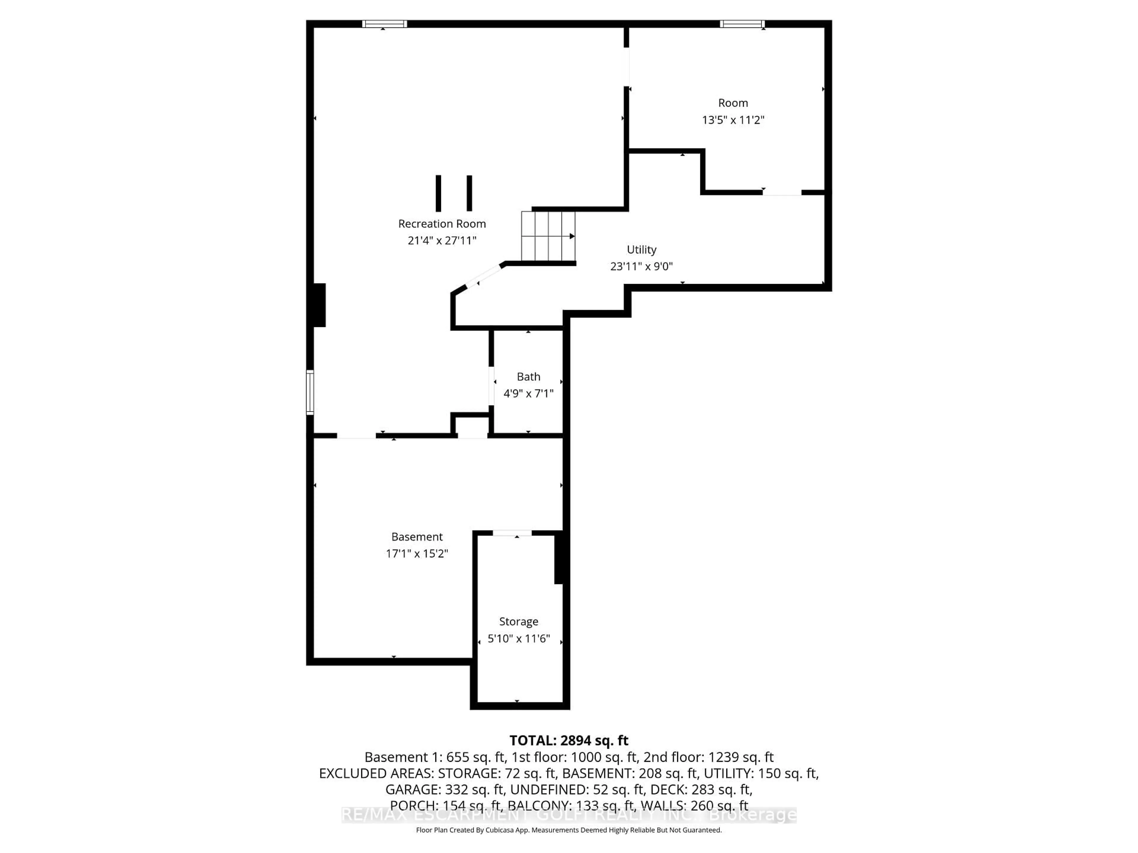 Floor plan for 100 Springstead Ave, Hamilton Ontario L8E 6E9