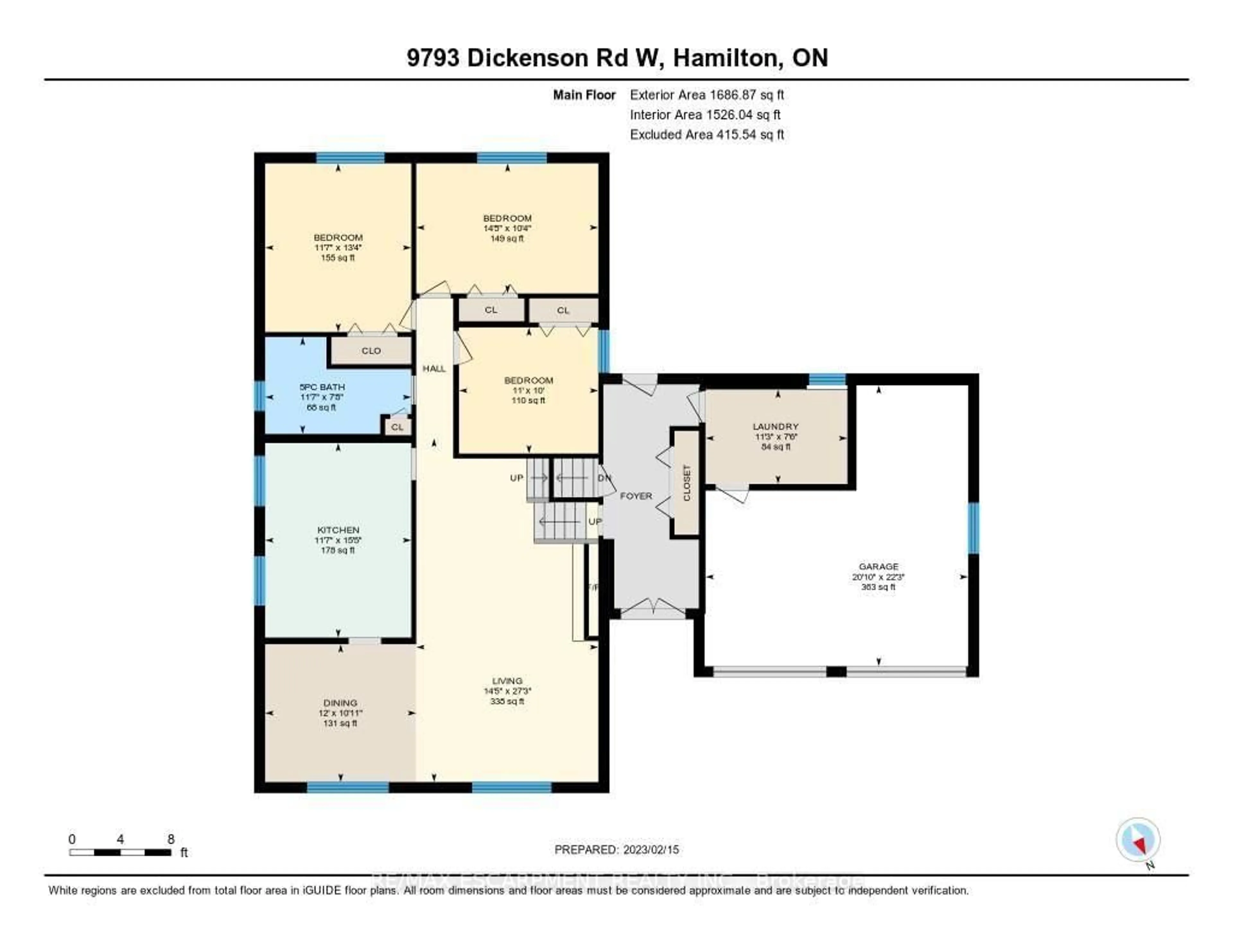 Floor plan for 9793 Dickenson Rd, Hamilton Ontario L0R 1W0