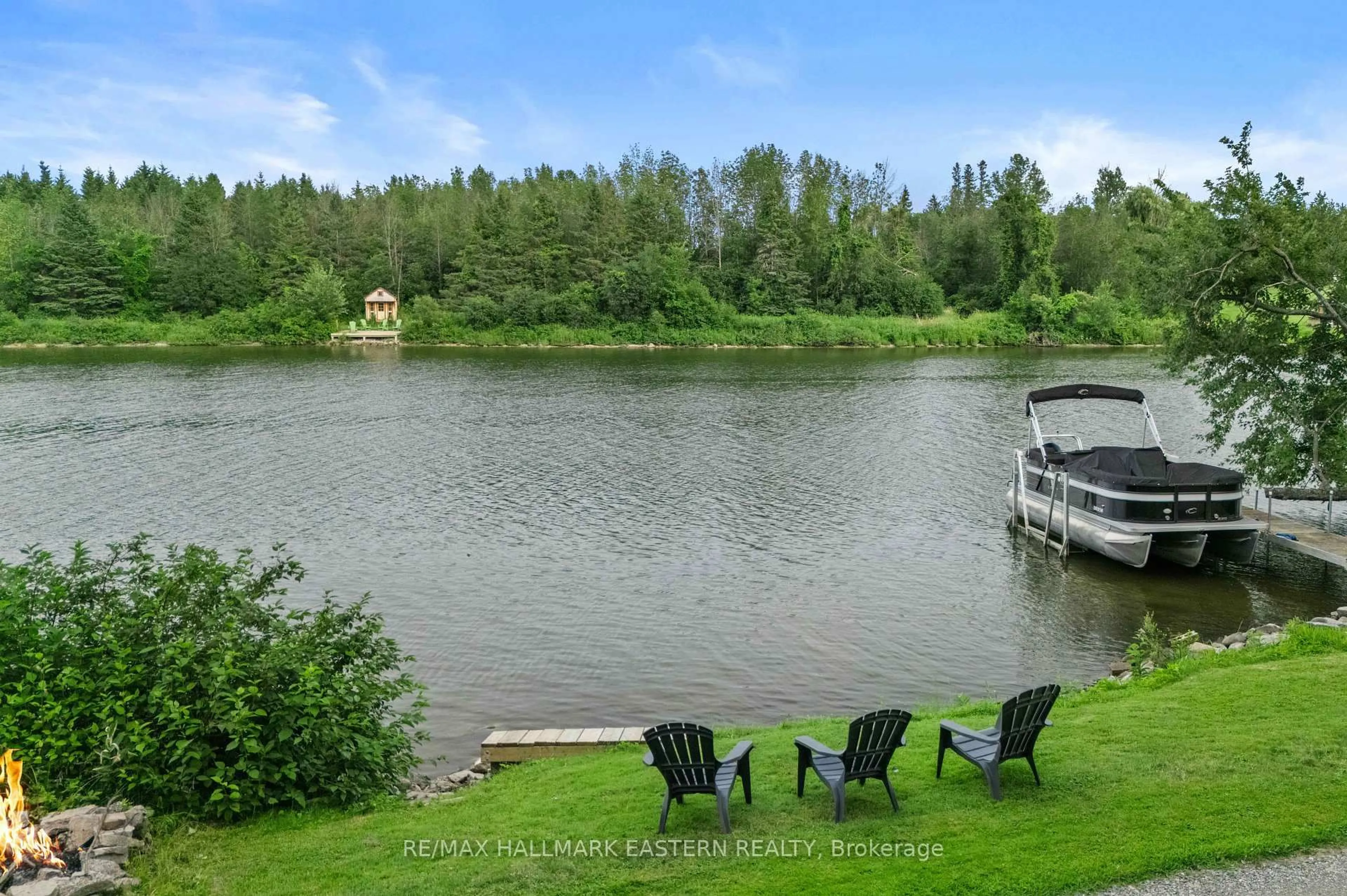 Patio, water/lake/river/ocean view for 730 Mervin Line, Cavan Monaghan Ontario K9J 6Z9
