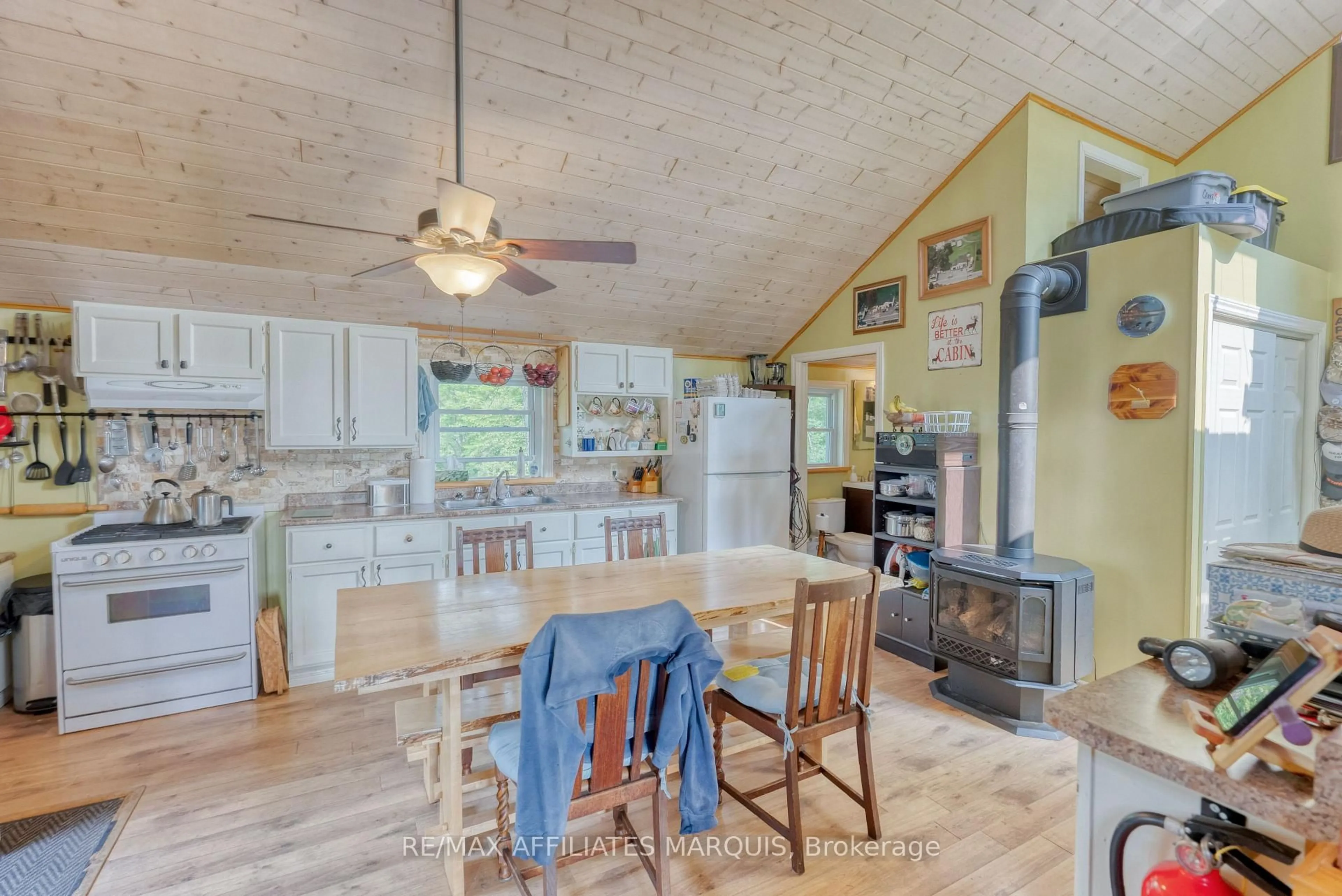 Open concept kitchen, unknown for 19 West Devil Lk Lane, Inverary Ontario K0H 1X0