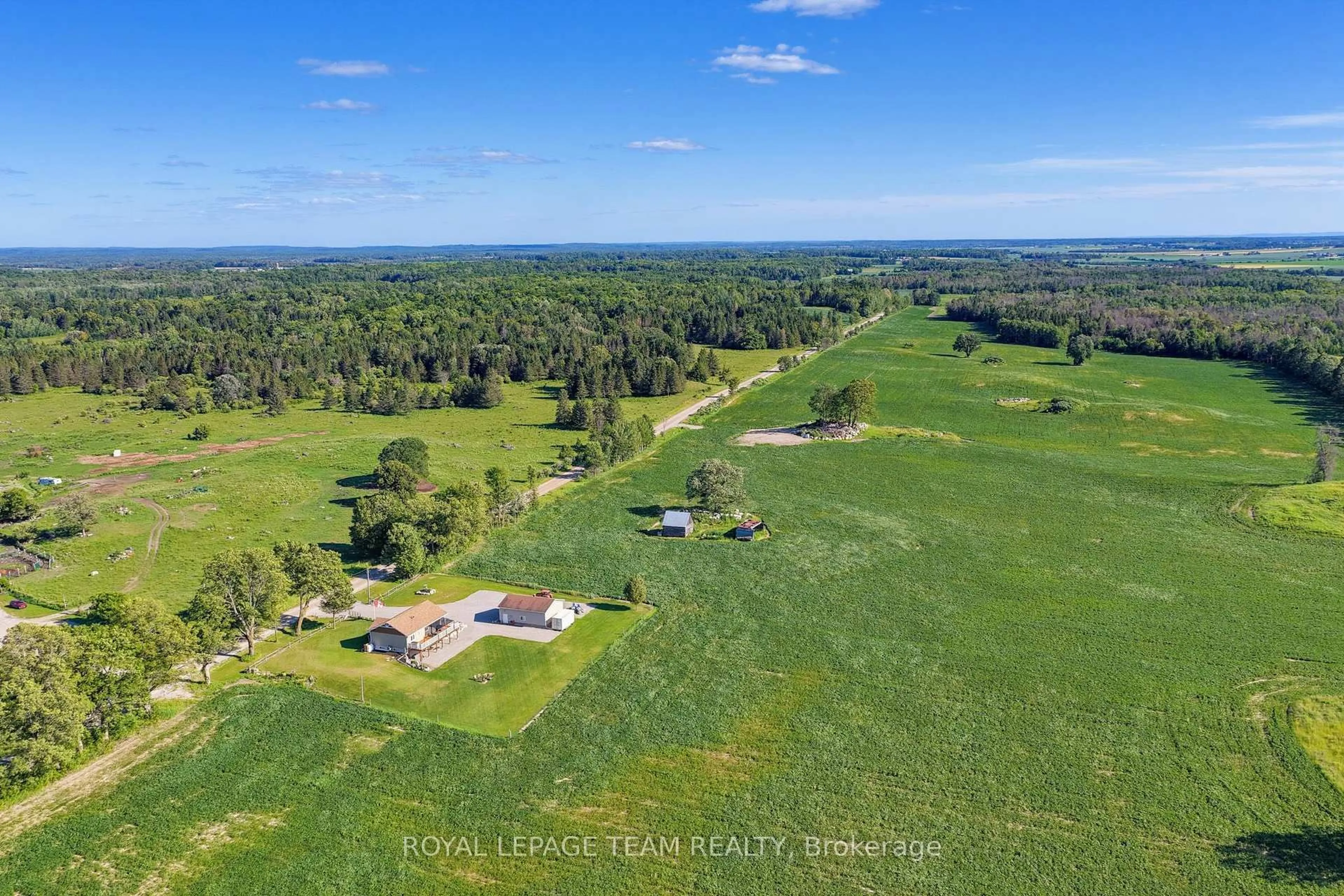 A pic from outside/outdoor area/front of a property/back of a property/a pic from drone, forest/trees view for 547 MALLOY Rd, Beachburg Ontario K0J 1C0